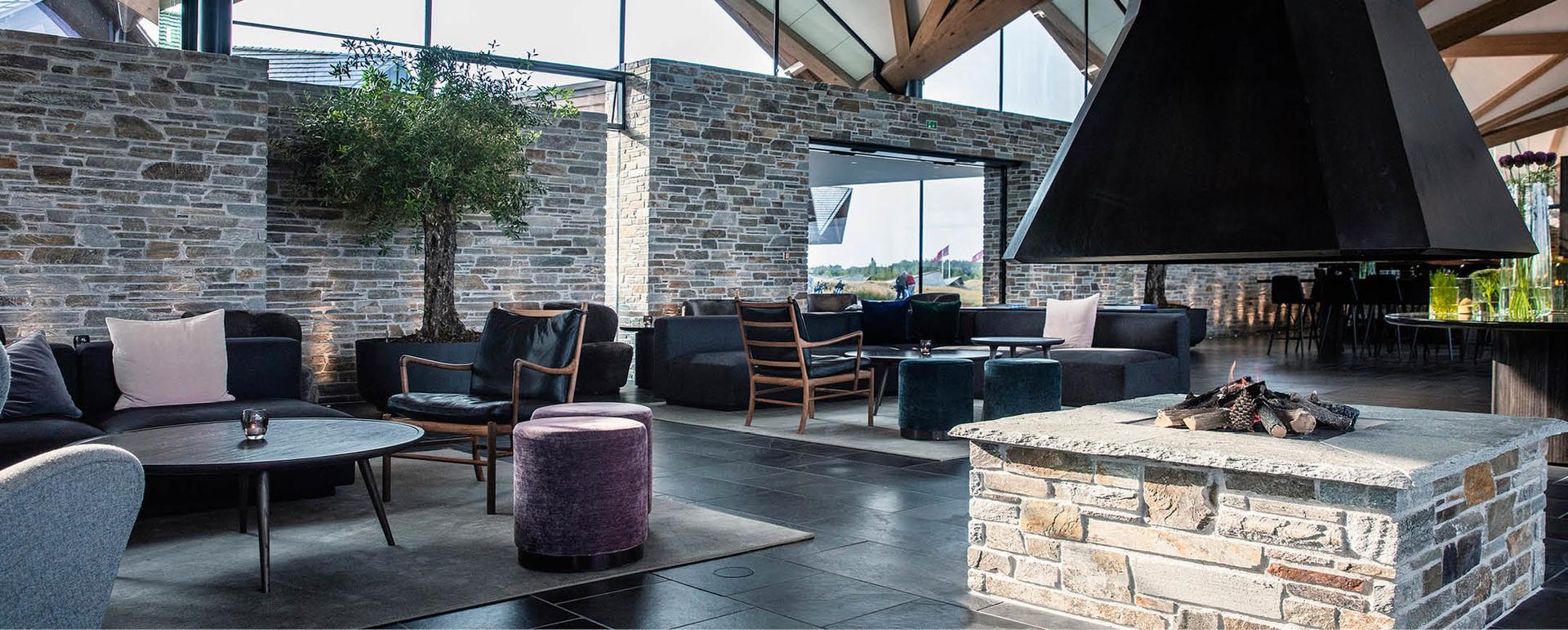 Indoor lounging area at Great Northern