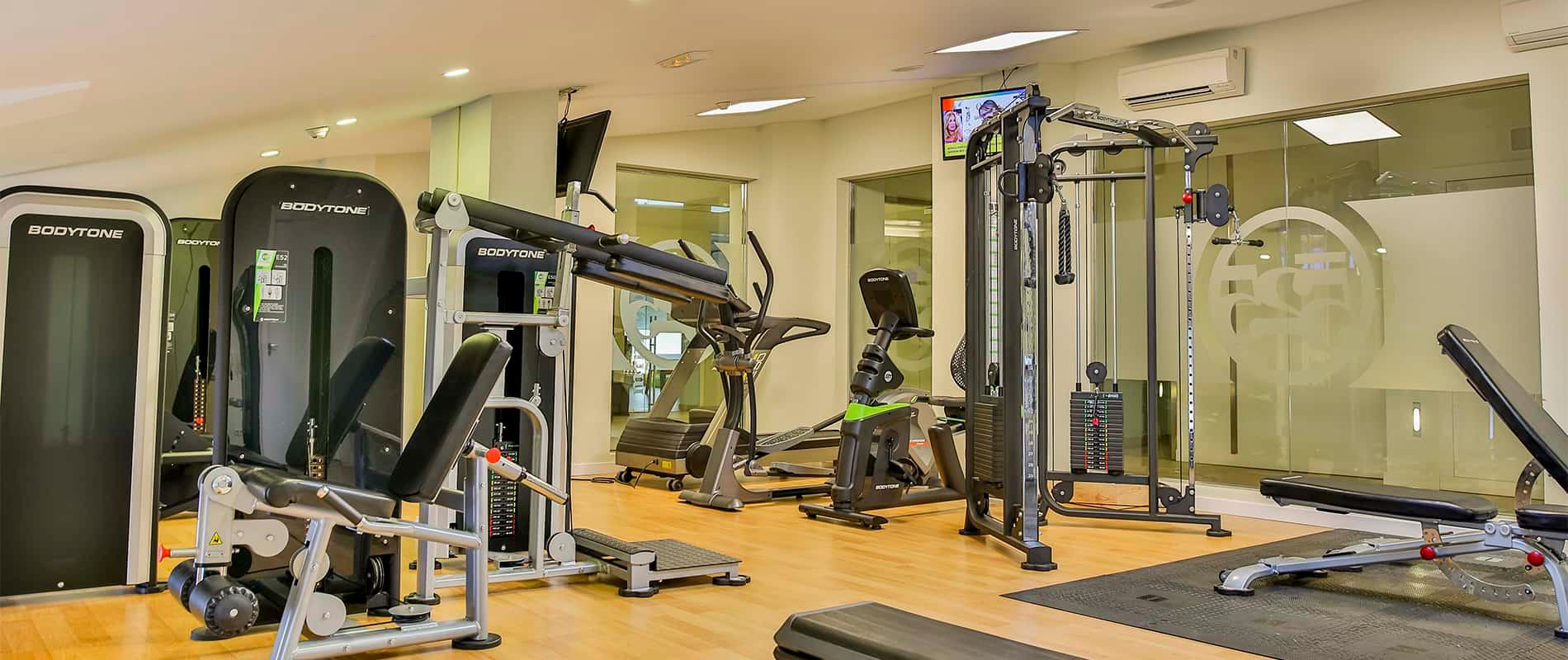 Gym facilities at Hotel 525