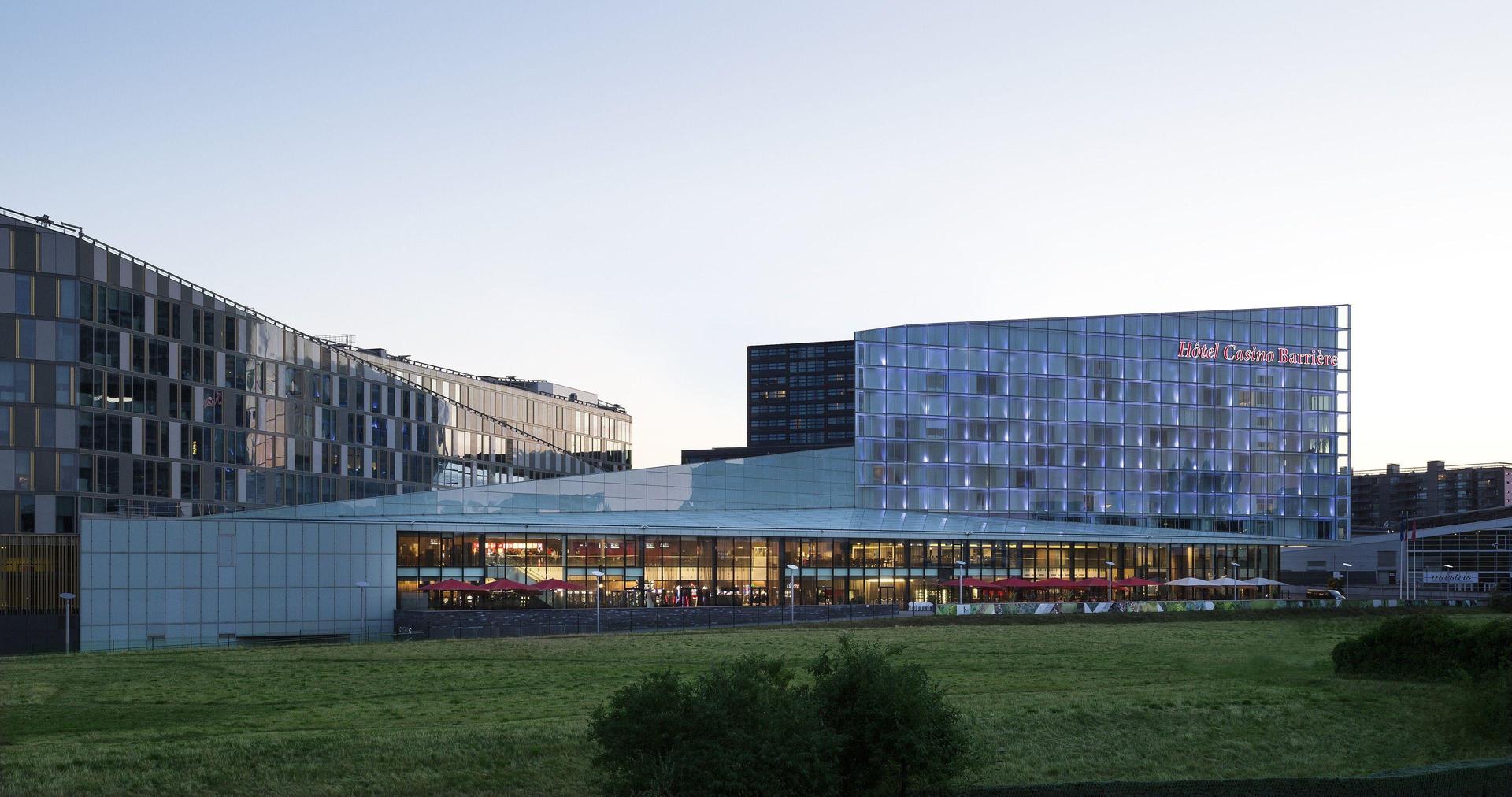 Panoramic view of the Hotel Barrière Lille building