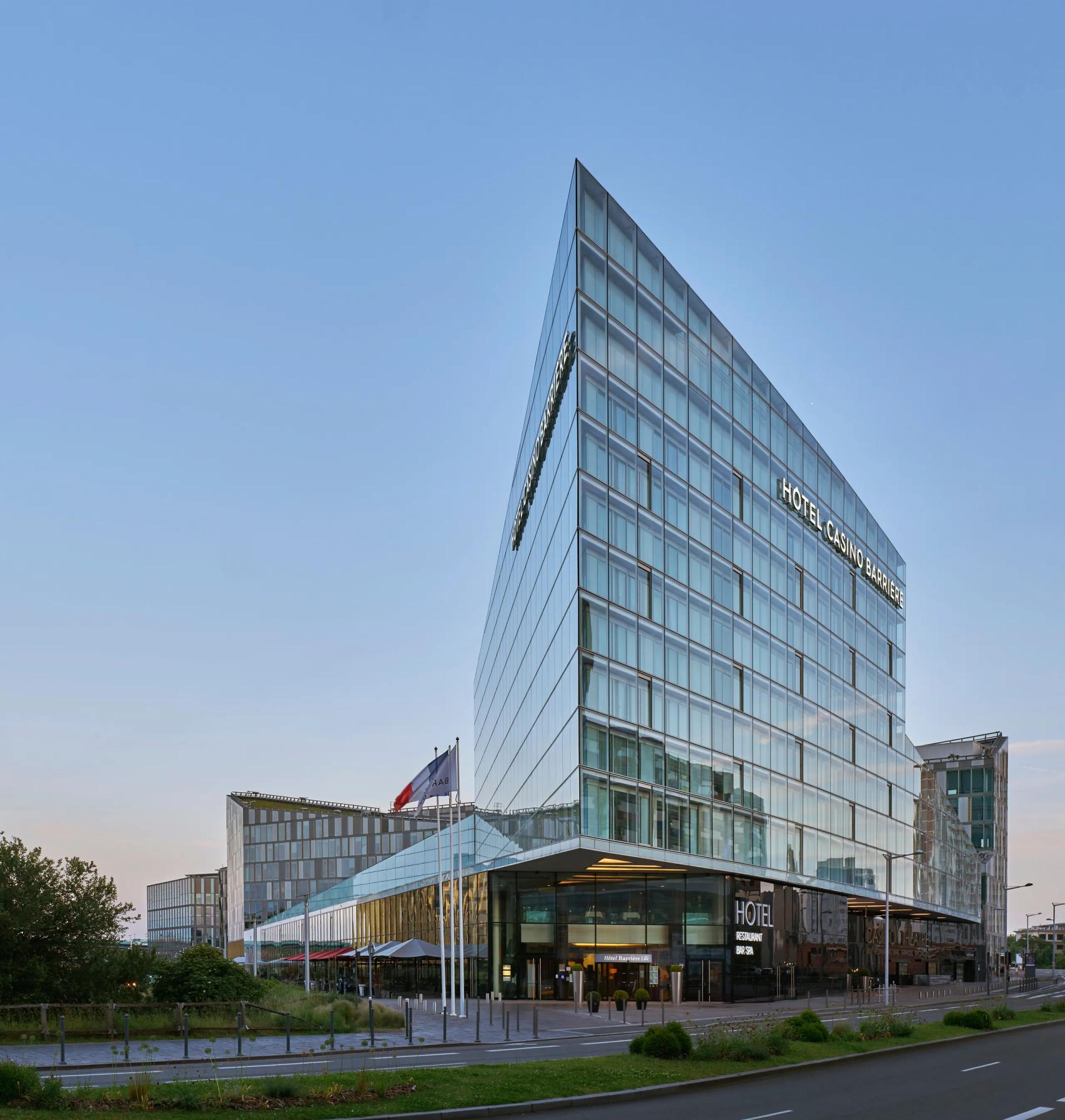 Panoramic view of the Hotel Barrière Lille building