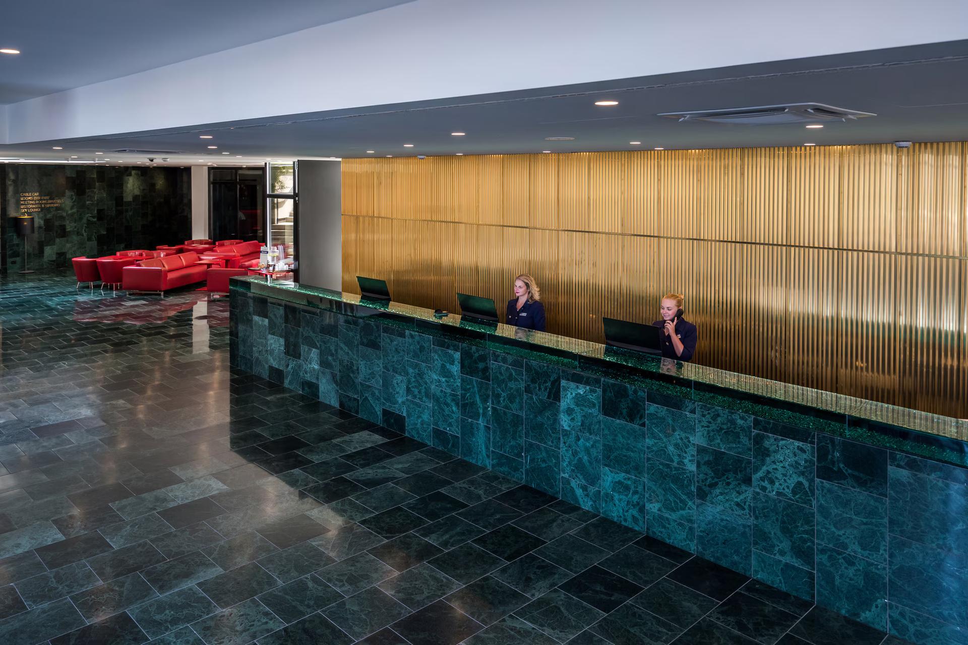 Reception at Hotel NH Prague City