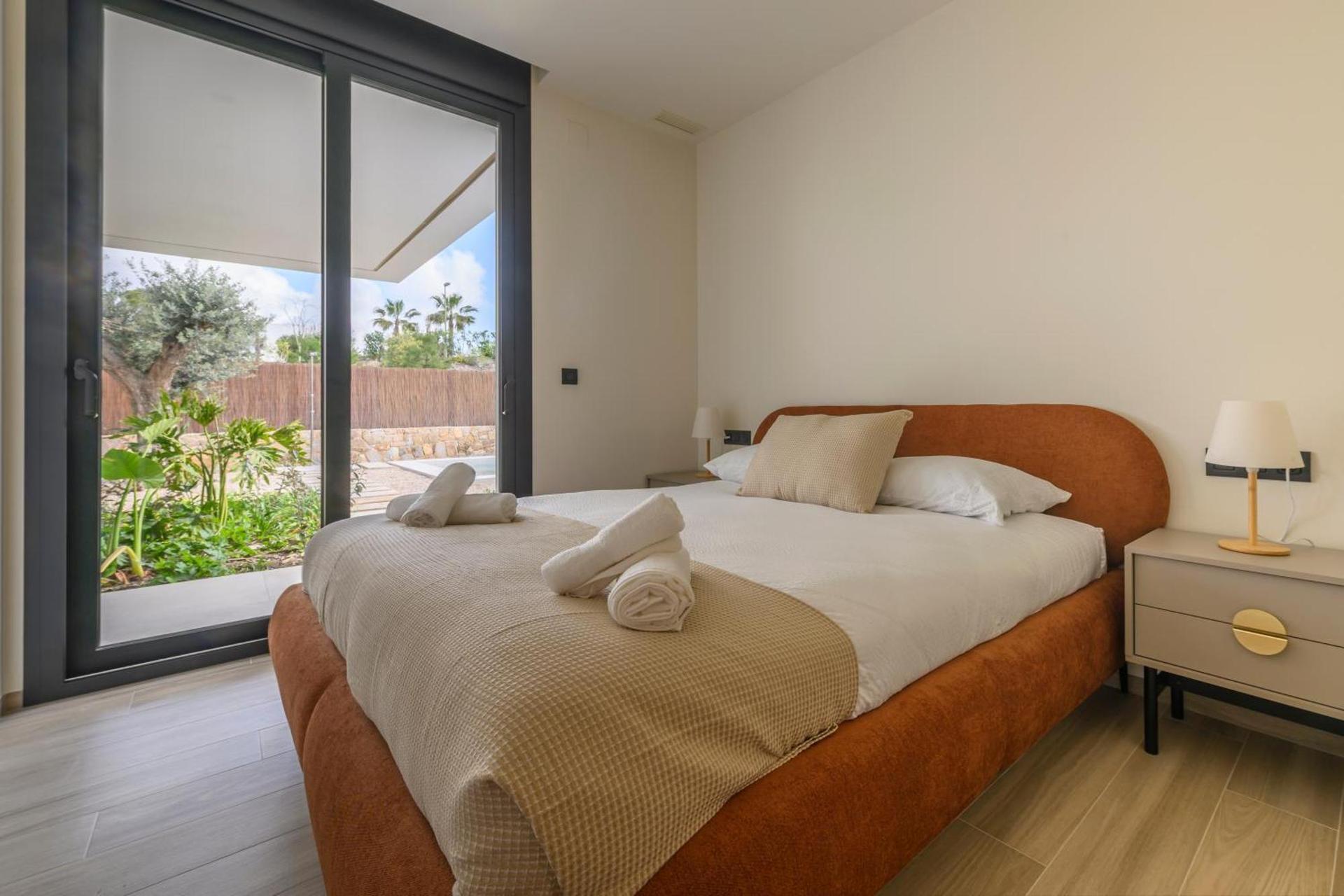 Double bed room at Las Colinas Residences
