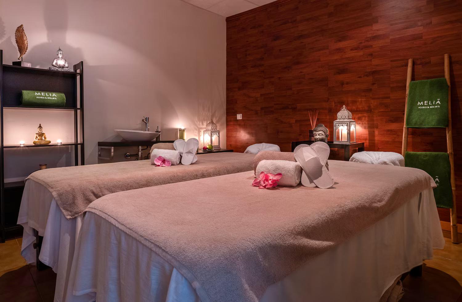 Spa facilities at Melia Isla Canela