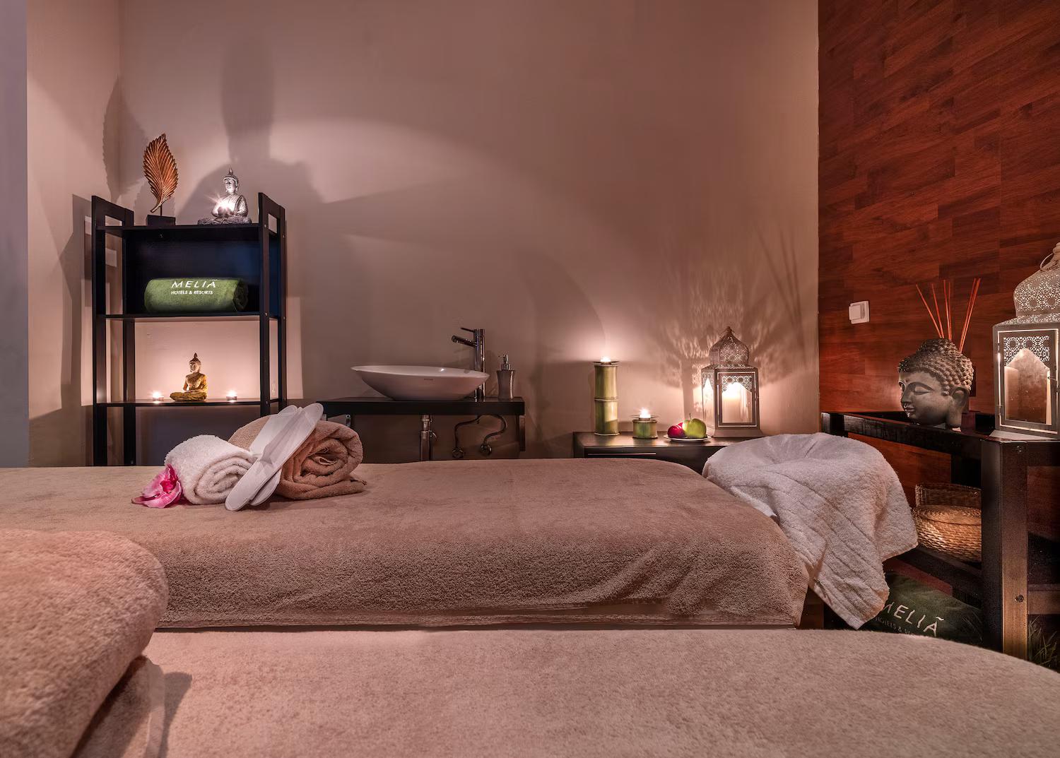 Spa facilities at Melia Isla Canela