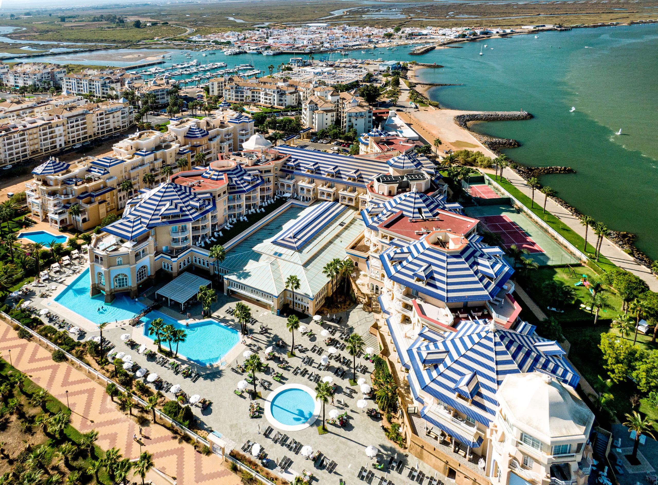 Overhead view of the Melia Isla Canela