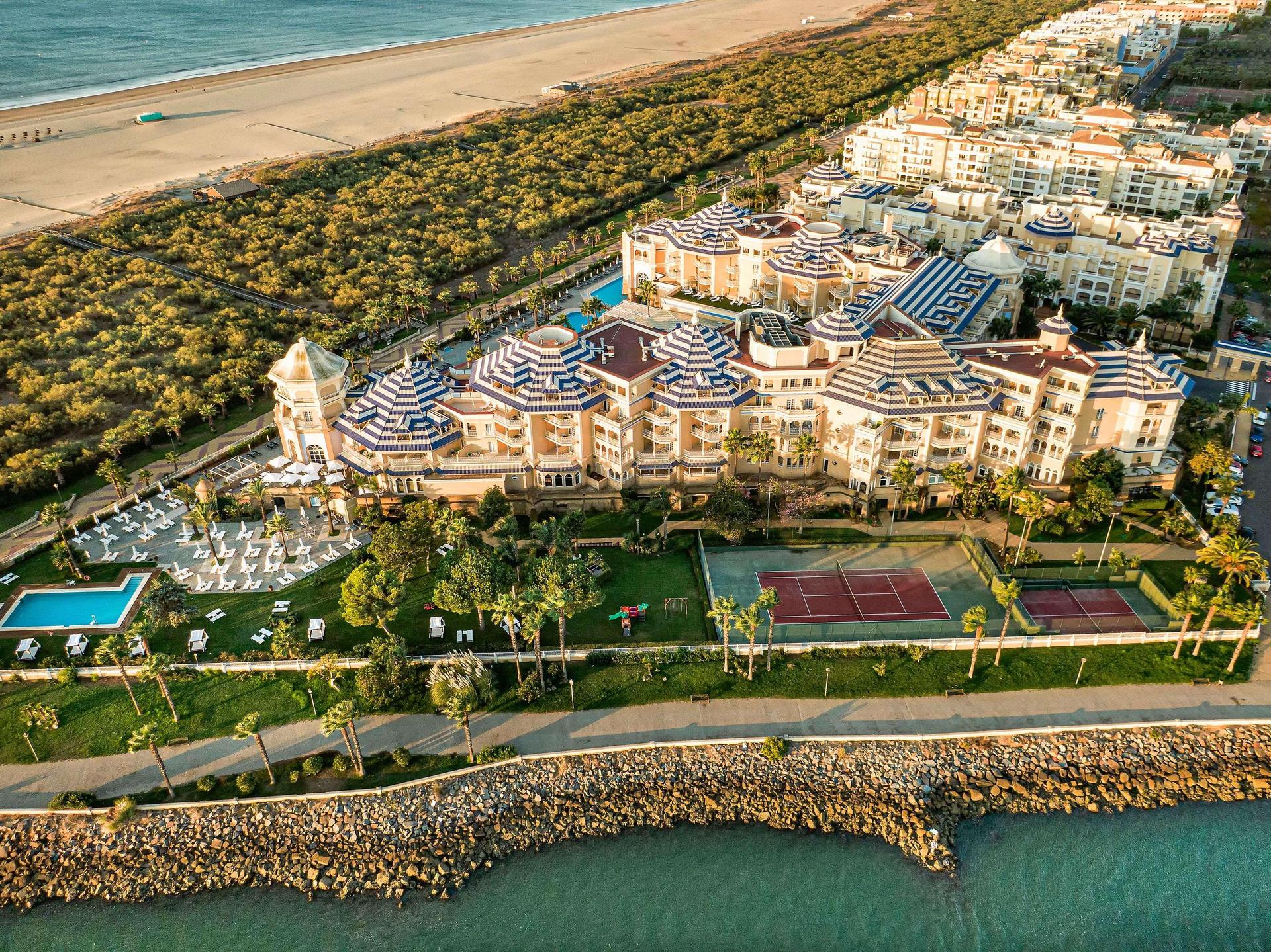 Aerial view of the Melia Isla Canela