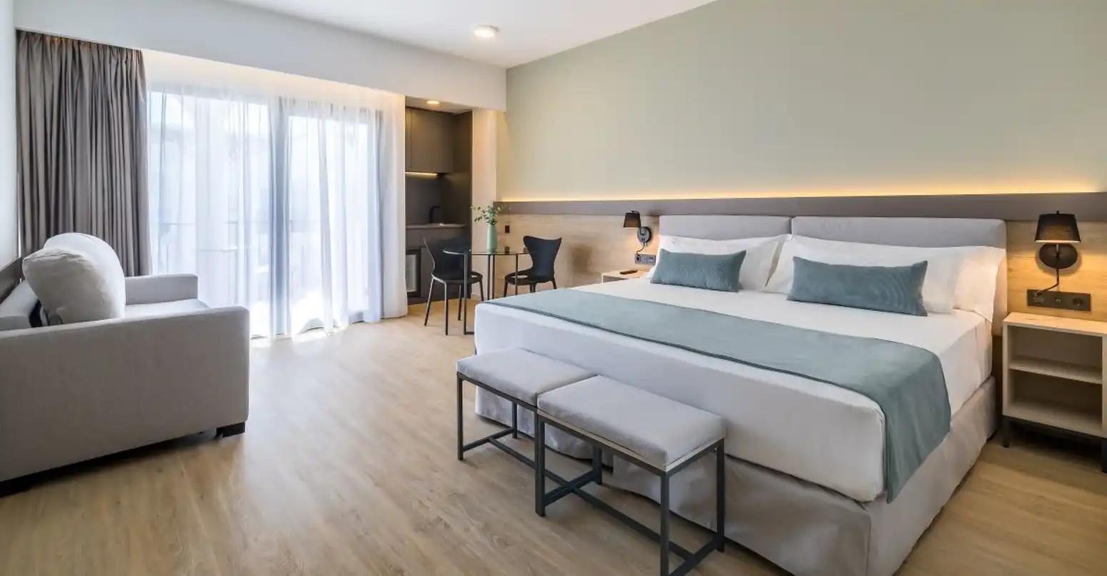 Spacious double bed suite at Occidental Puerto Banus