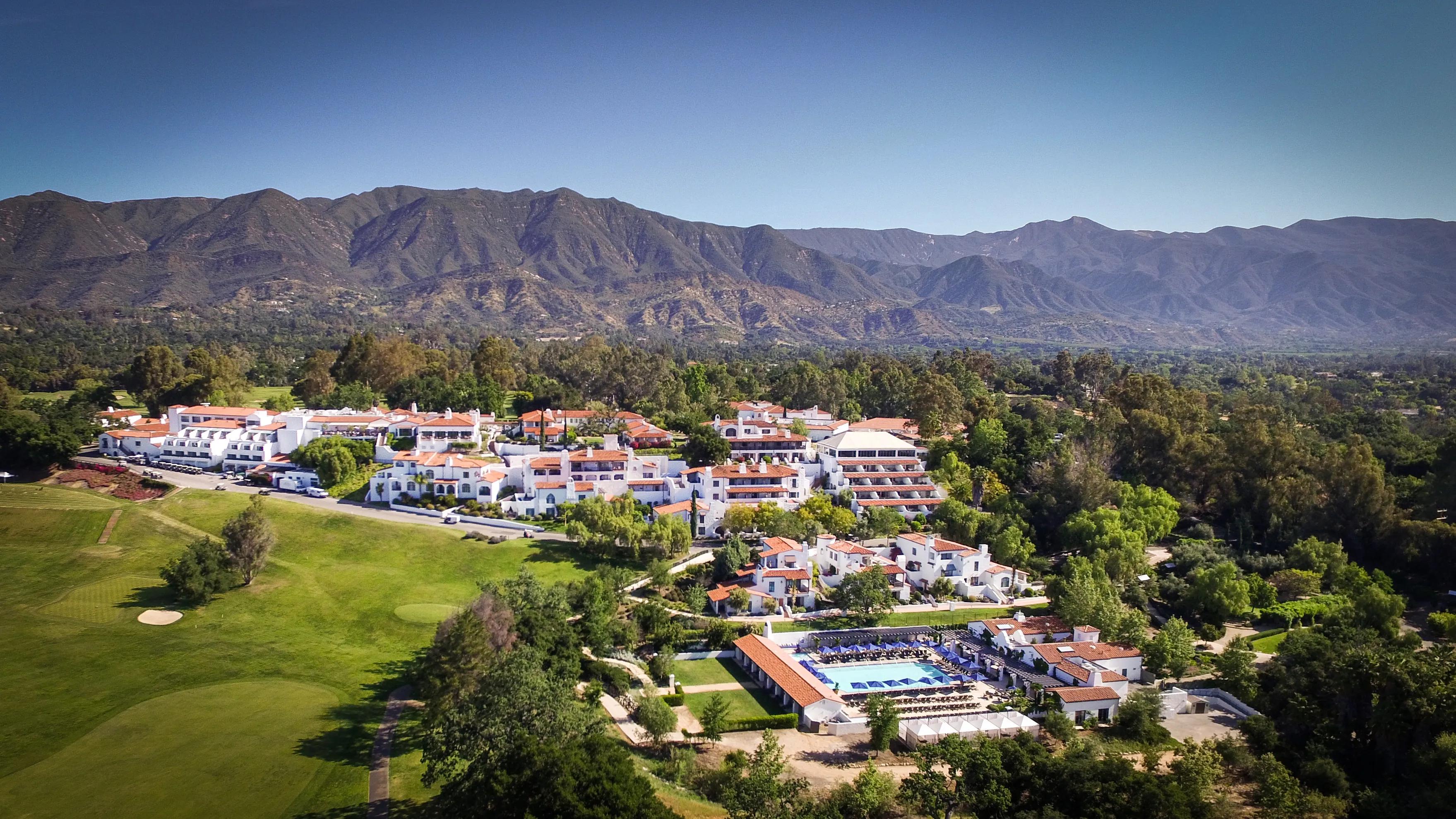 Overhead view of Ojai Valley Inn
