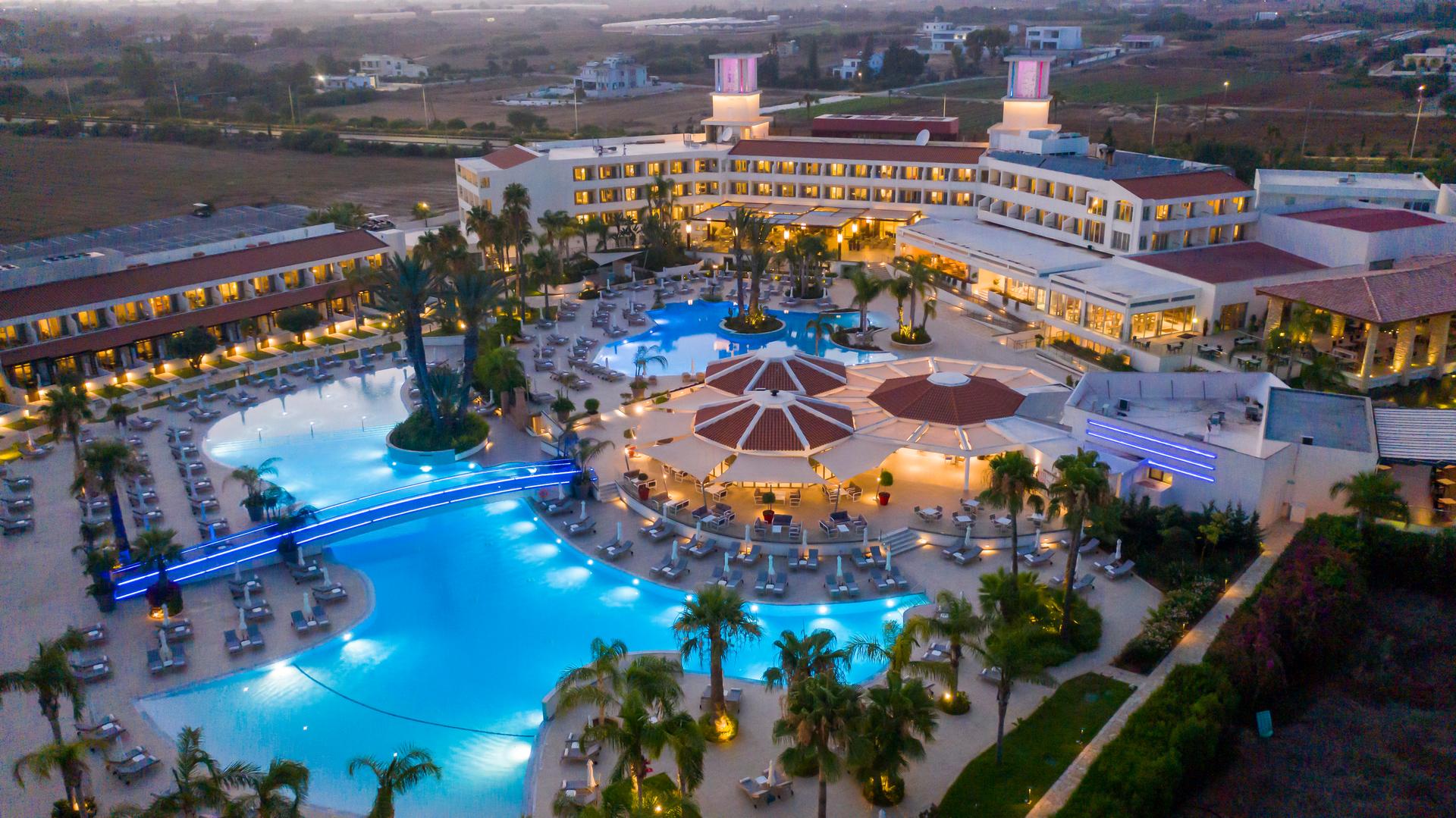 Aerial view of Olympic Lagoon Resort