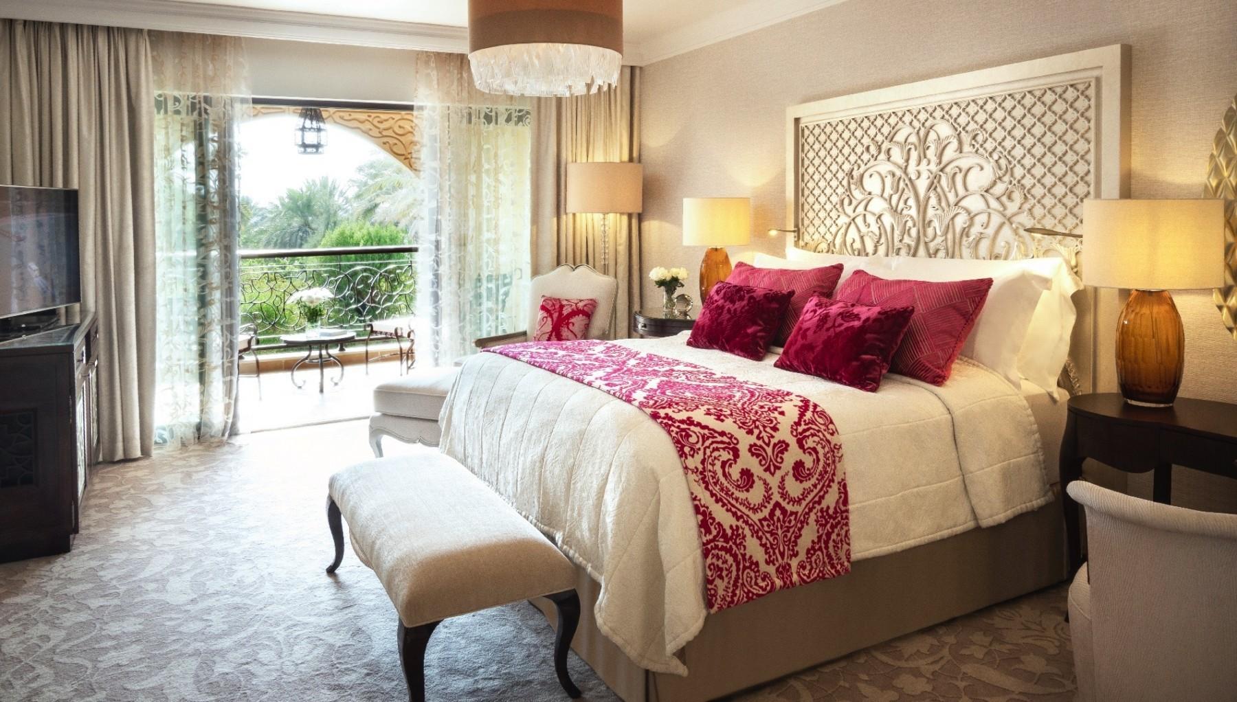 Double bed suite at One&Only Royal Mirage