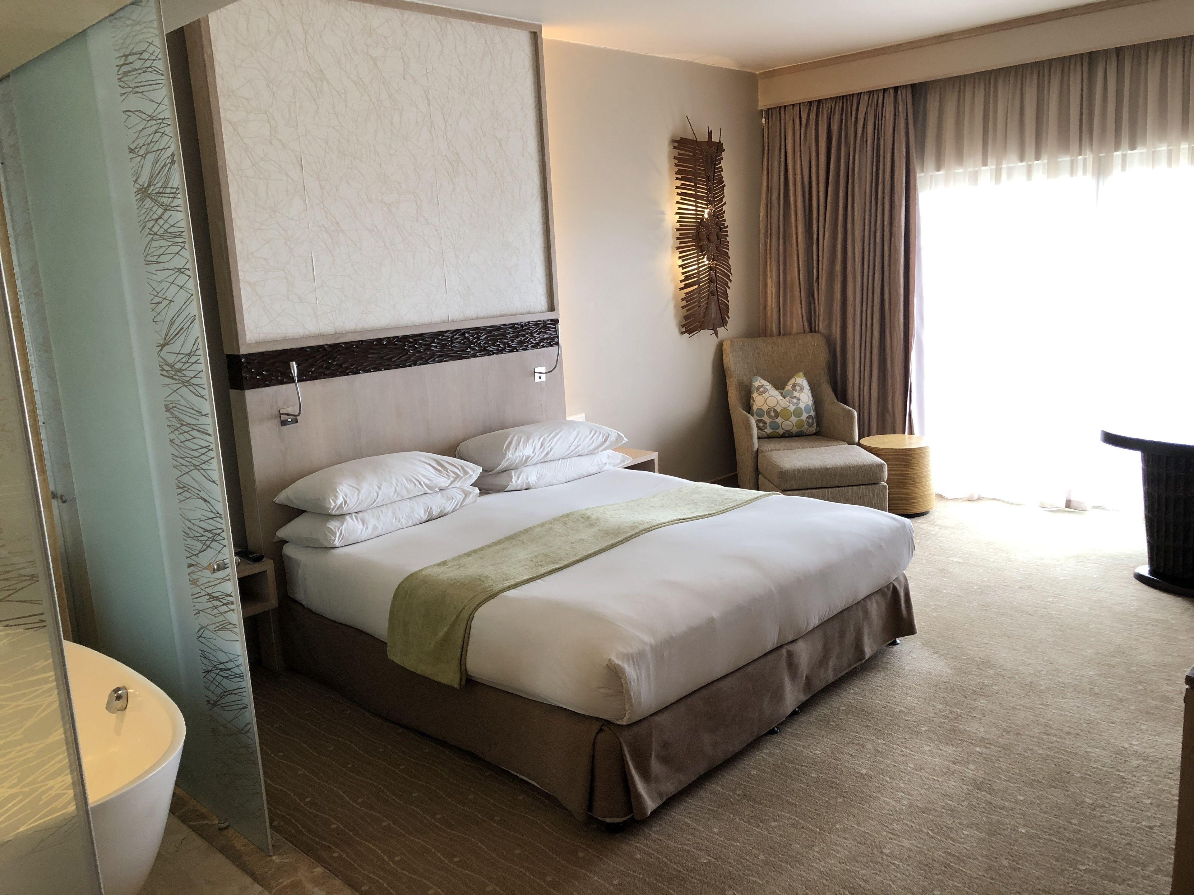 Double bed suite at Oubaai Hotel, Golf & Spa