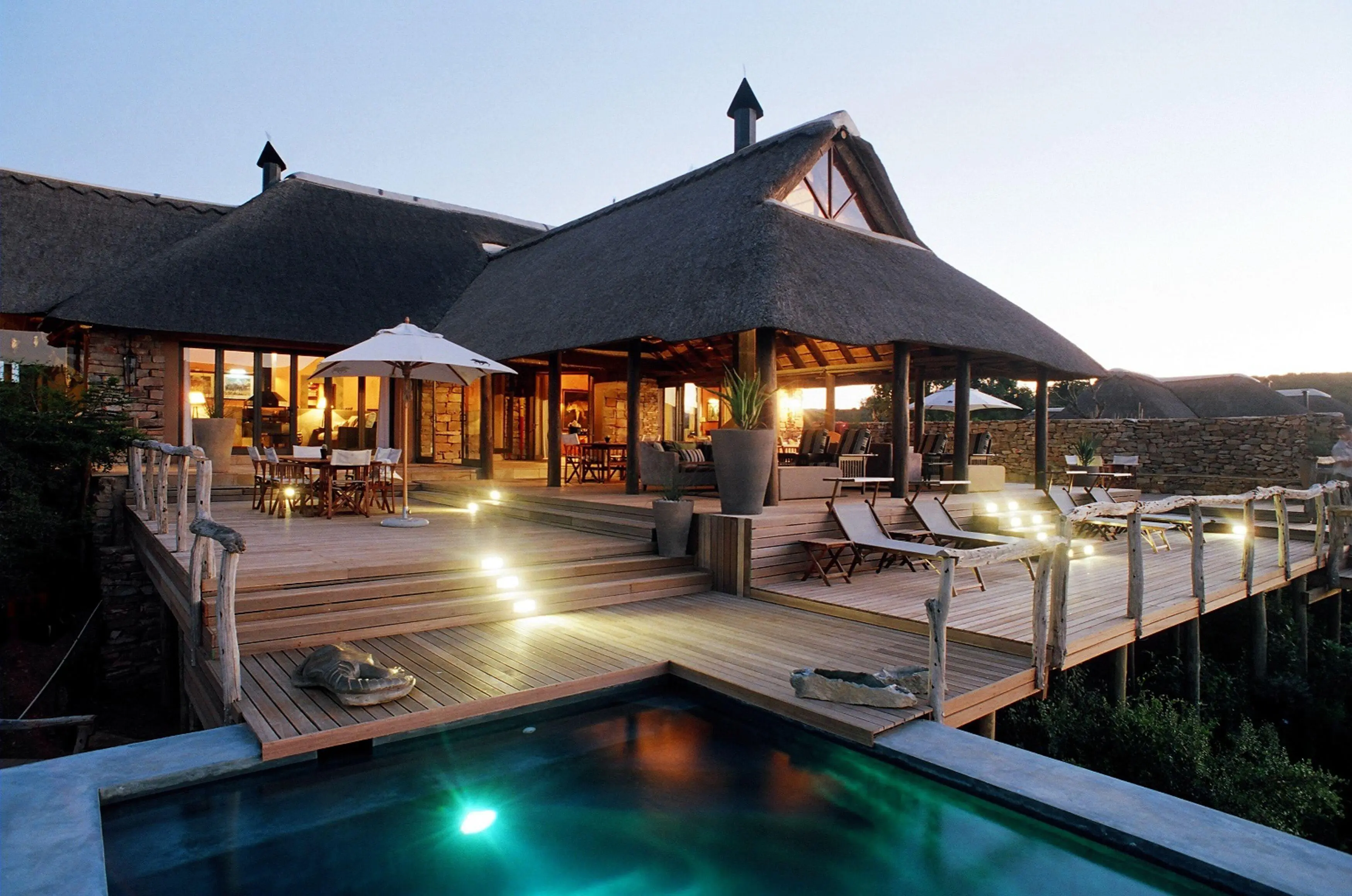 The Pumba Private Game Reserve building