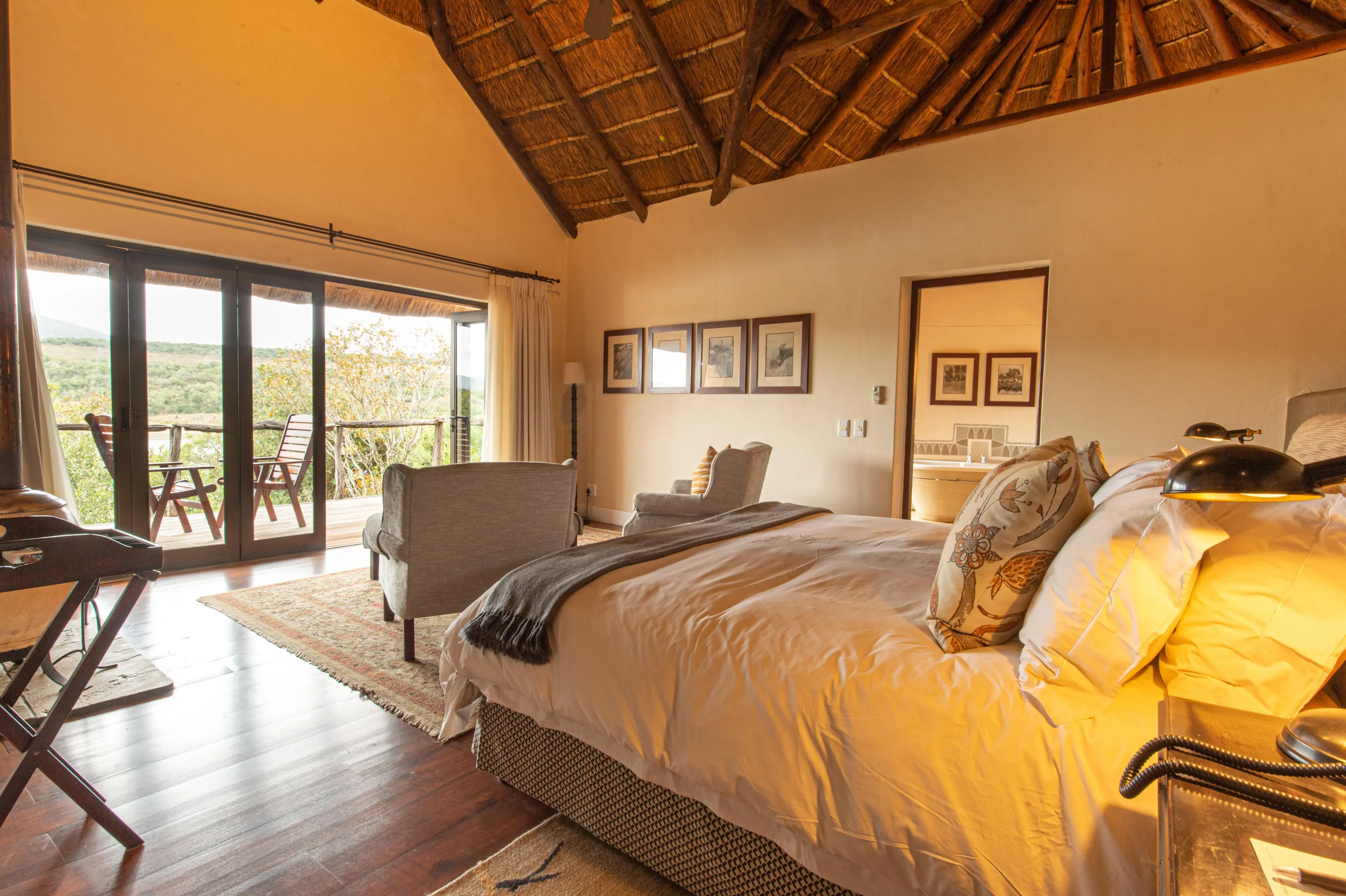 Double bed suite at Pumba Private Game Reserve