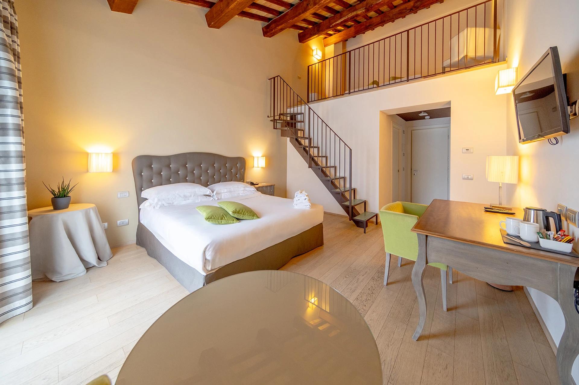 Double bed suite at Relais Dell'Olmo
