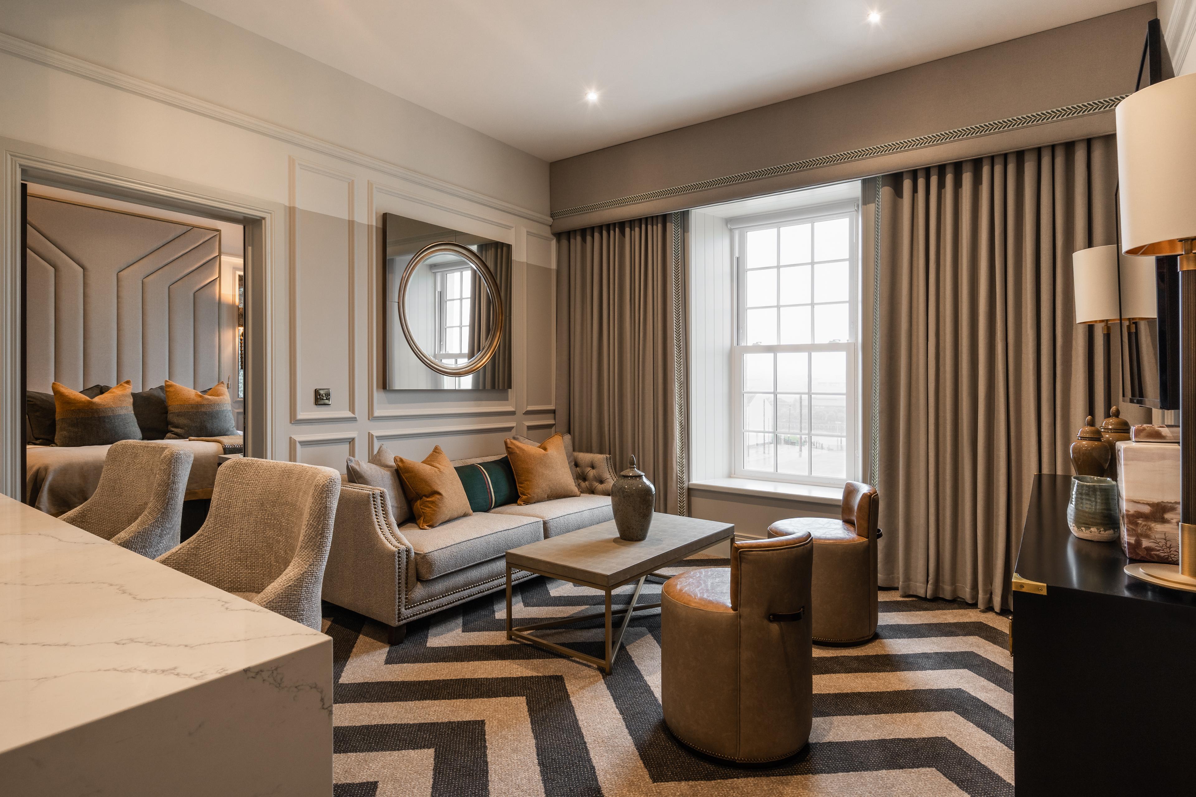 Lounging area at The Ebrington Hotel