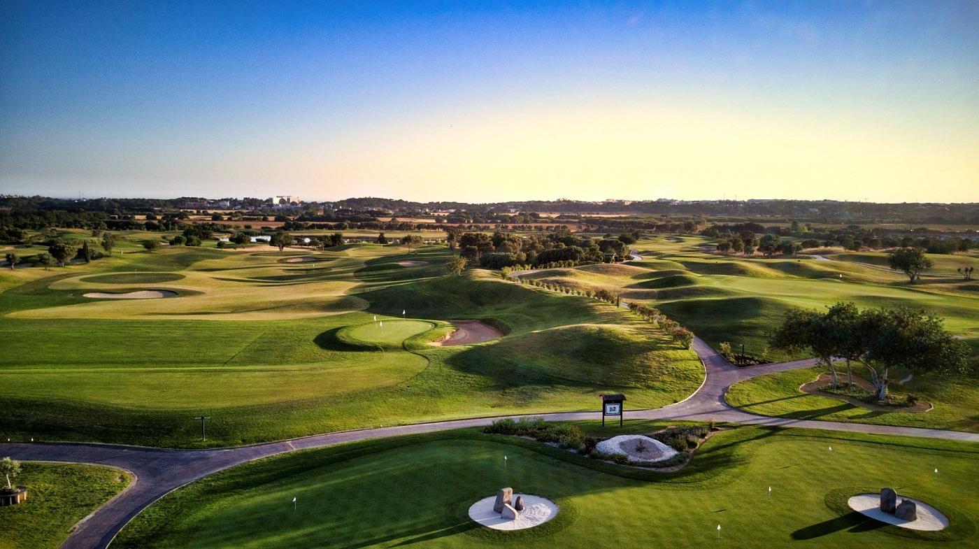 Panoramic view of the The Els Club Vilamoura golf course