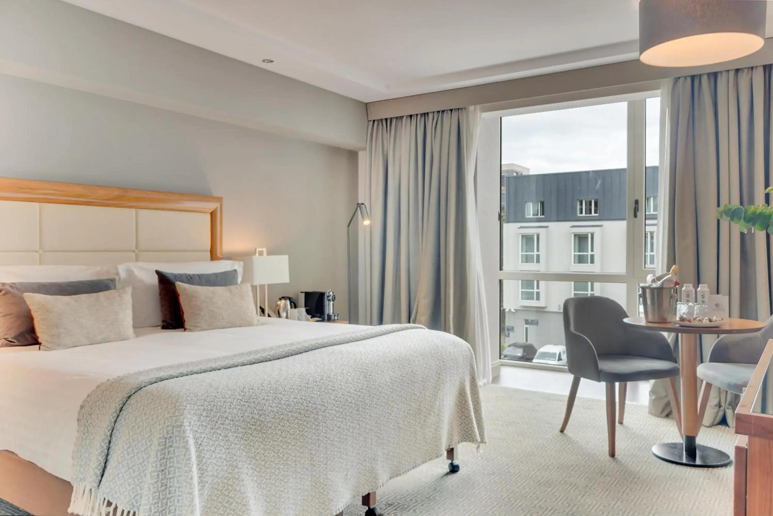 Double bed suite at The Kingsley Hotel