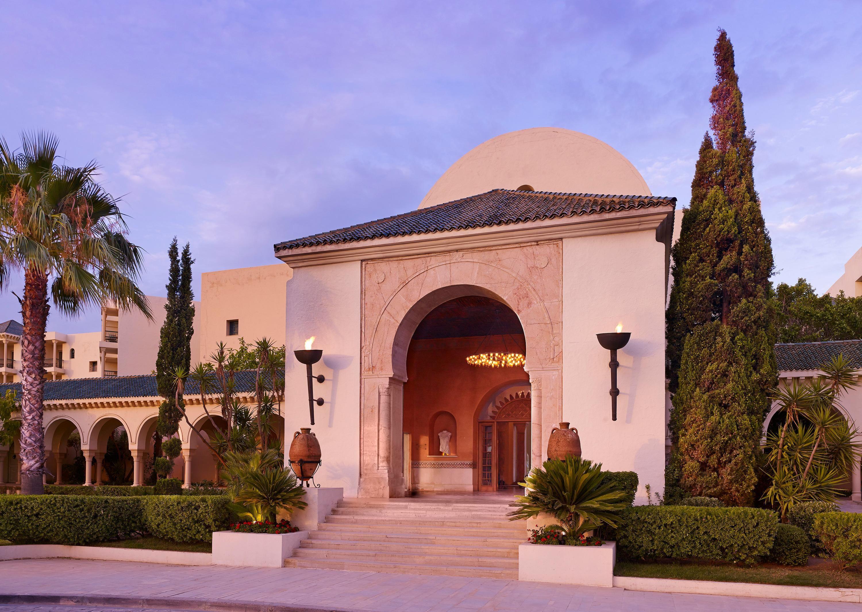 Front entrance to The Residence Tunis 5*