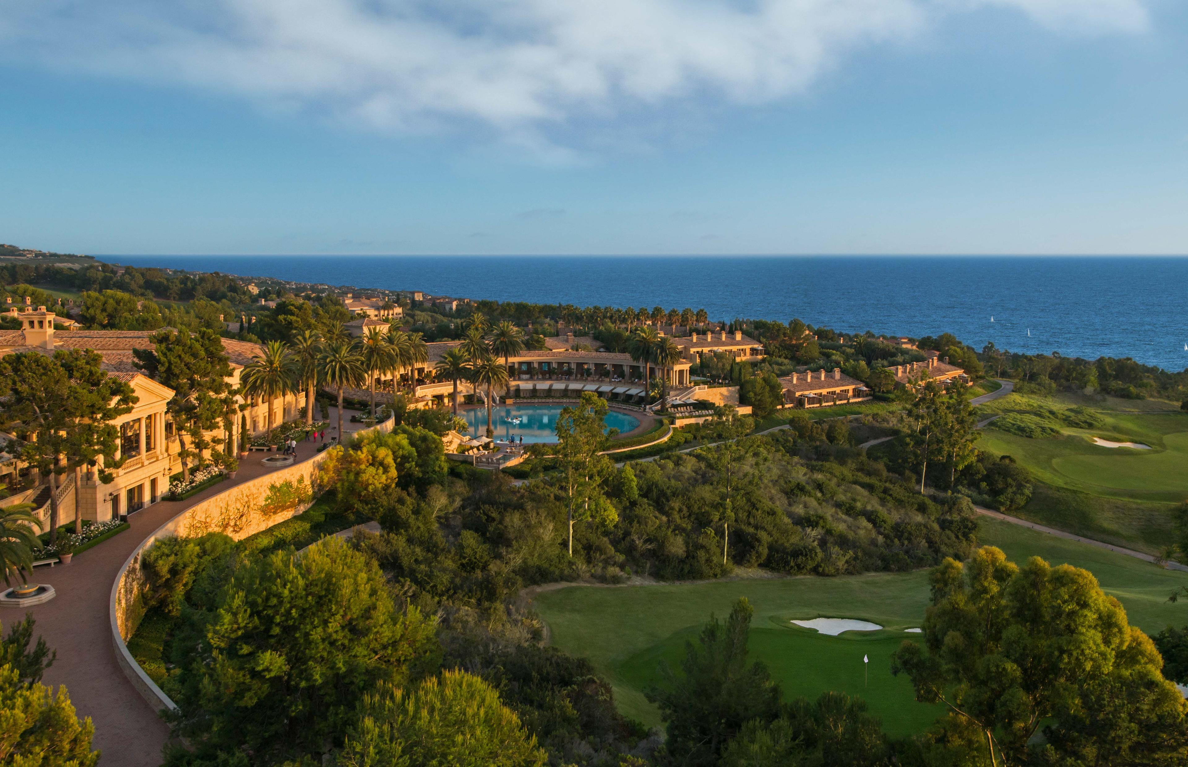 Panoramic view of The Resort at Pelican Hill