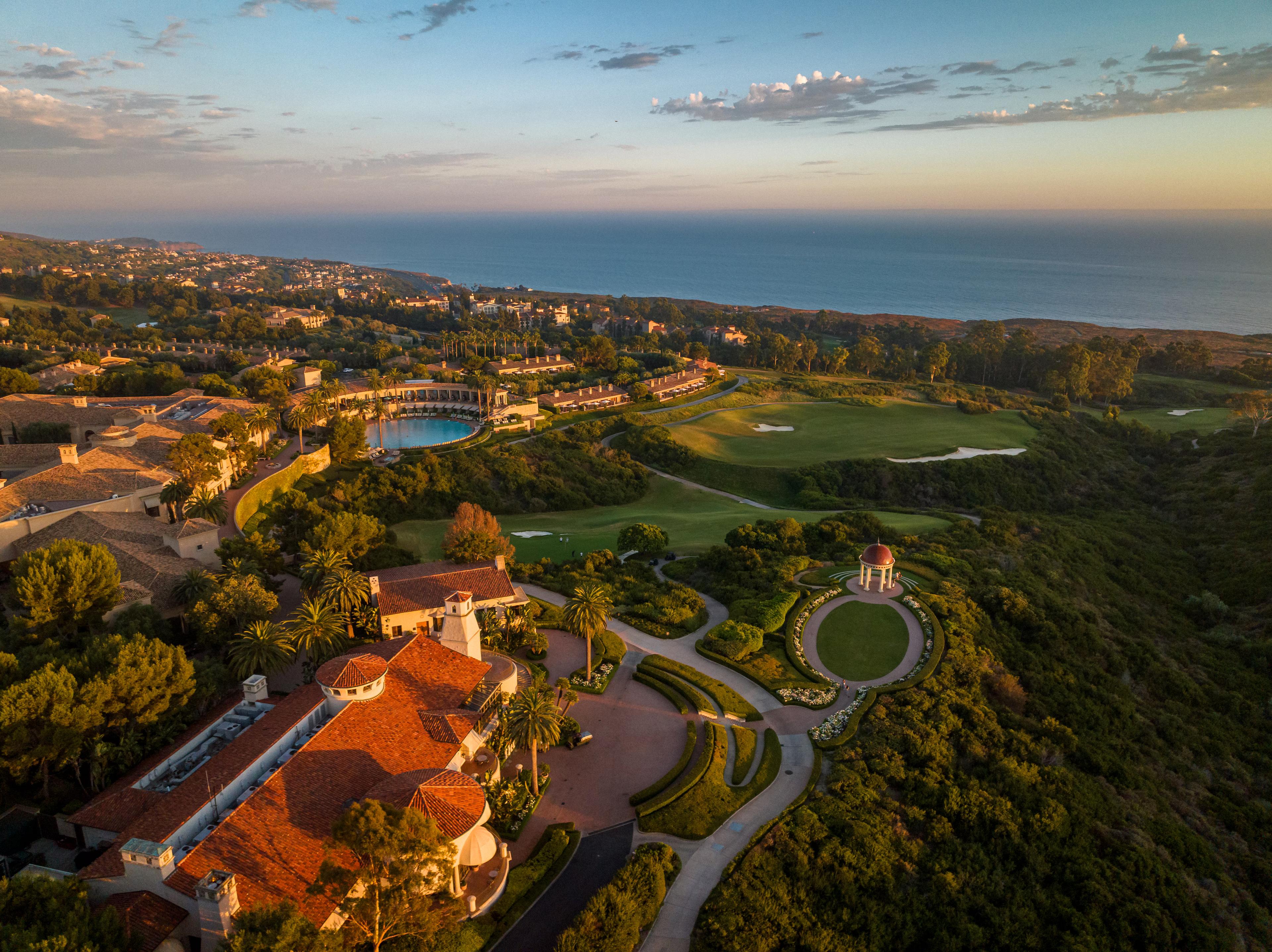 Overhead view The Resort at Pelican Hill