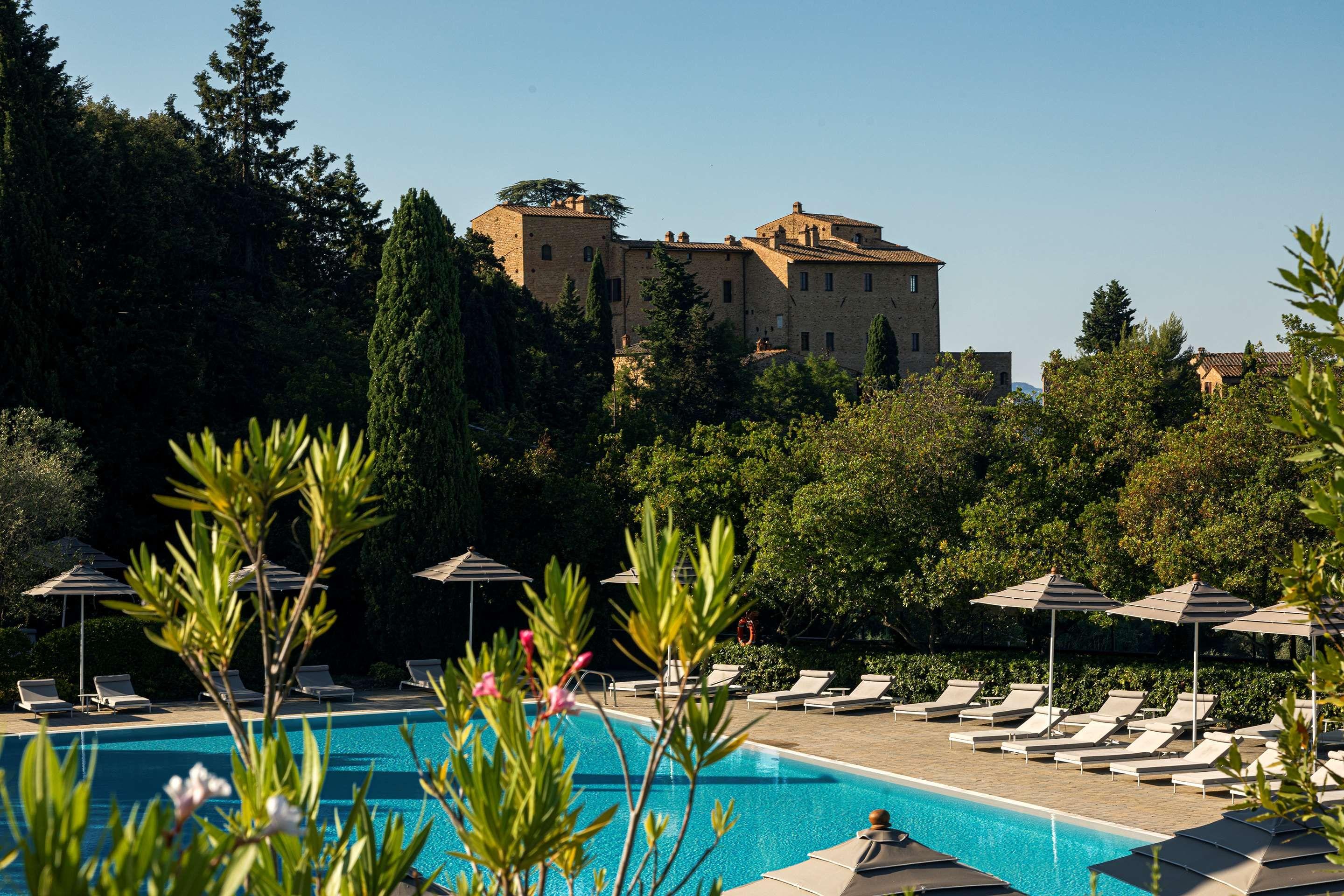 Outdoor swimming pool at Toscana Resort Castelfalfi