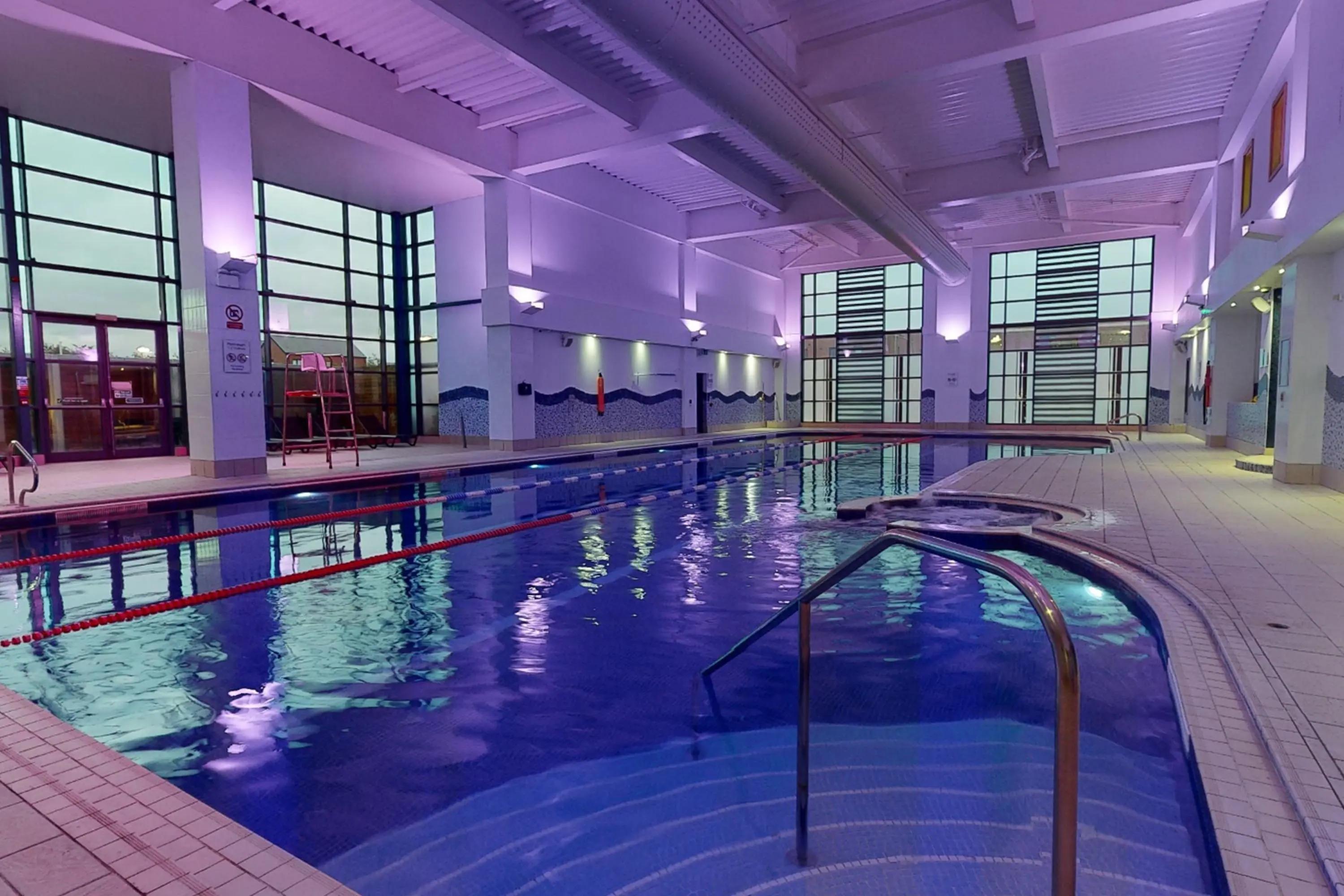 Indoor swimming pool at Village Hotel