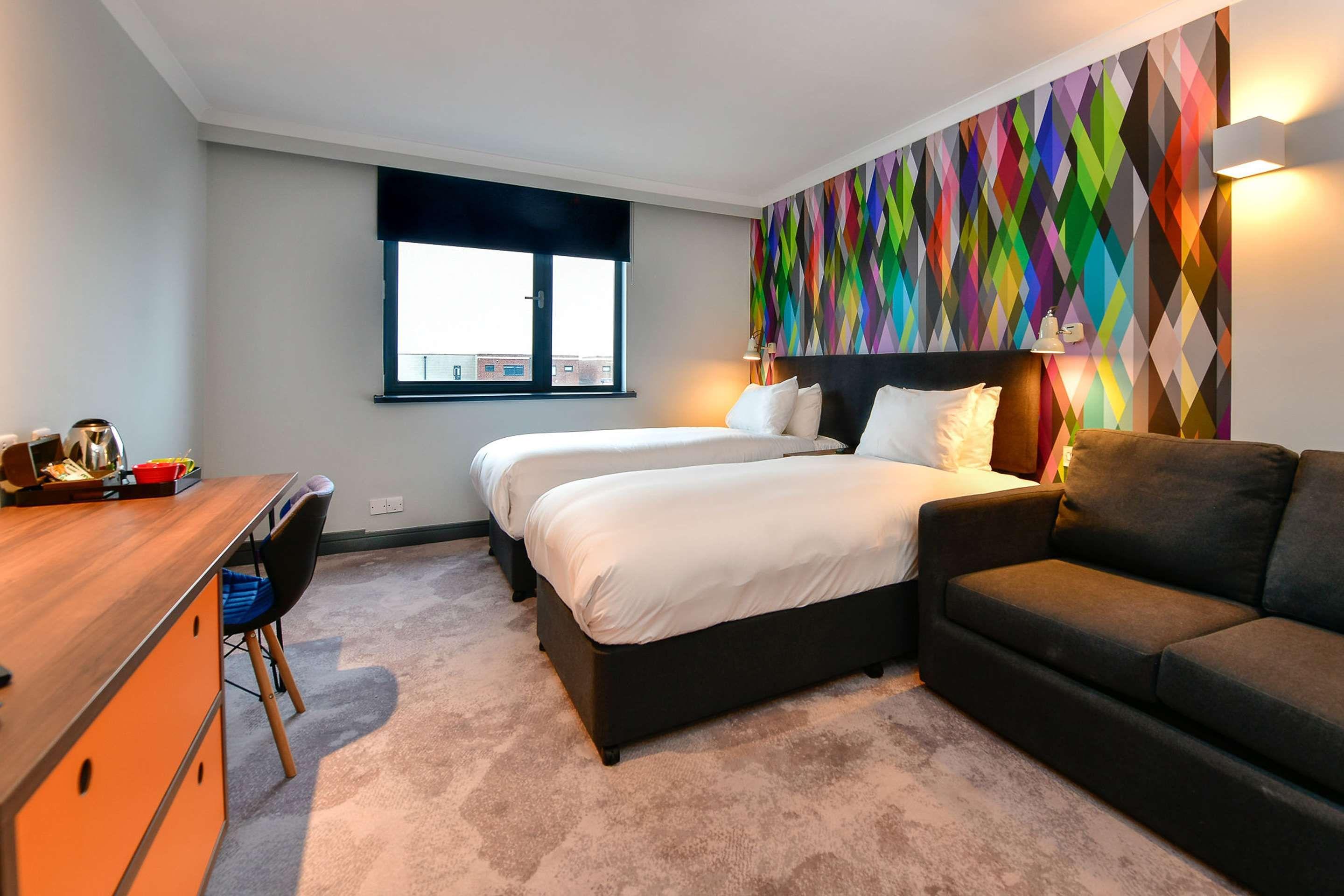 Twin bed room at Village Hotel