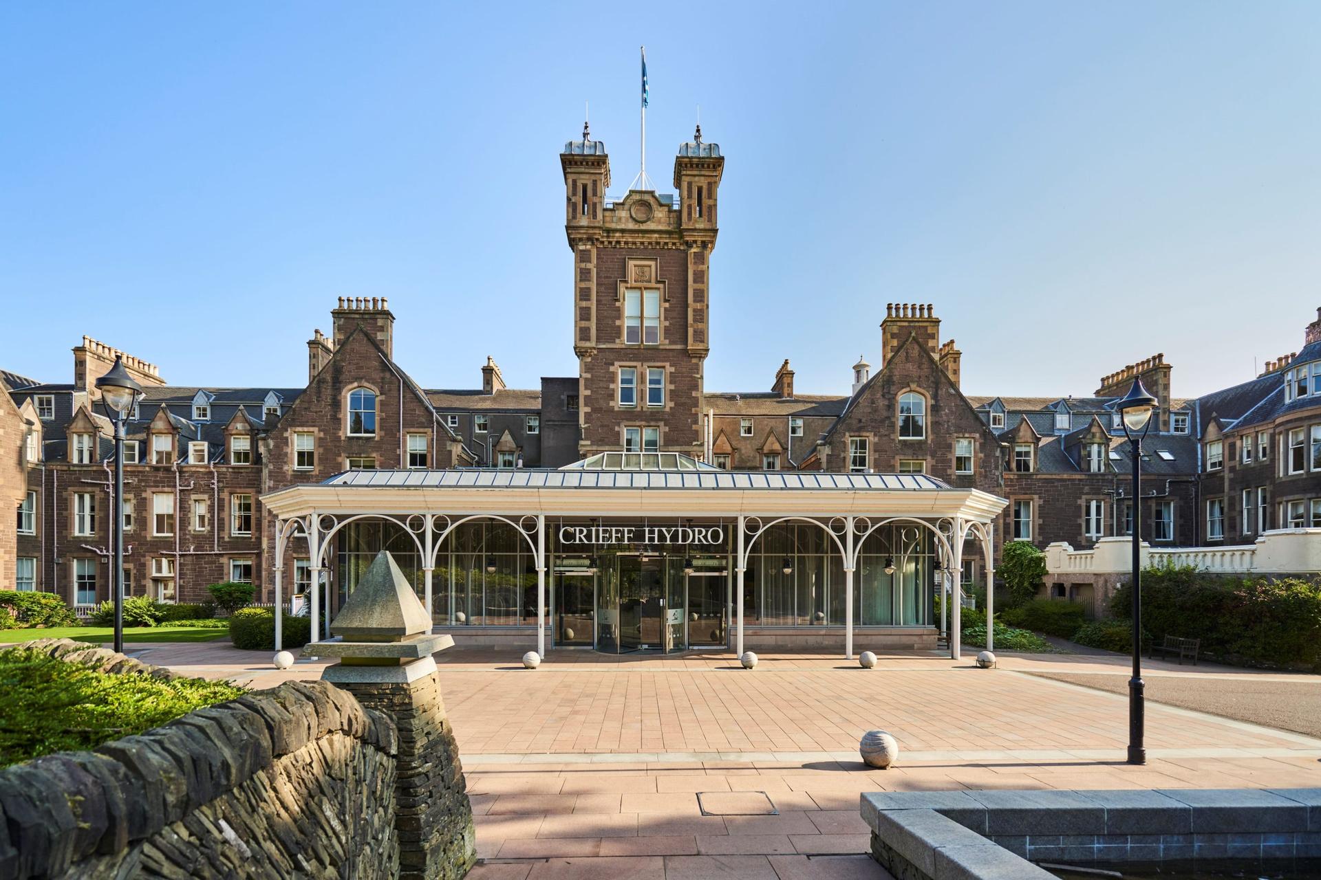 Front entrance to Crieff Hydro