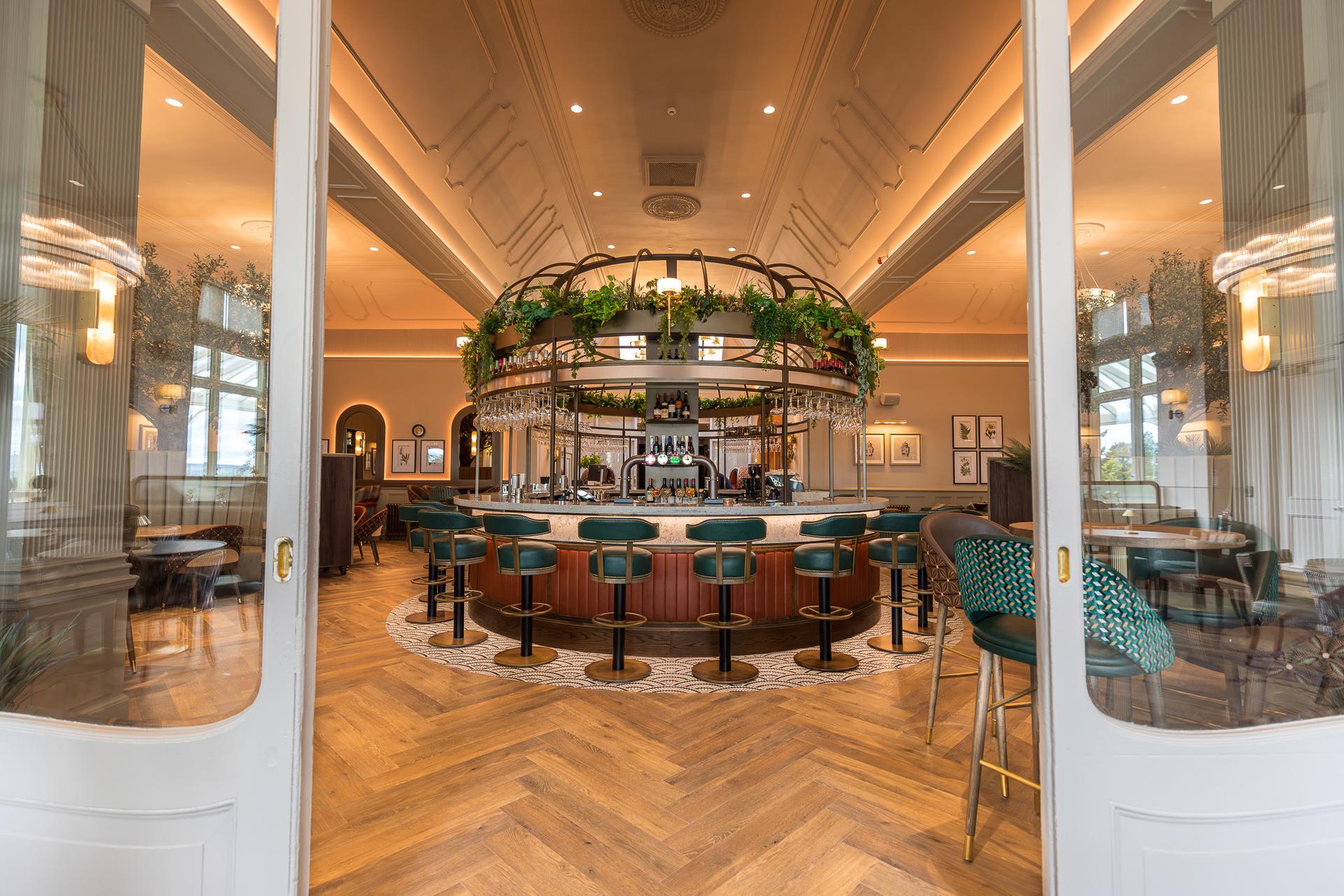 Indoor bar at Crieff Hydro