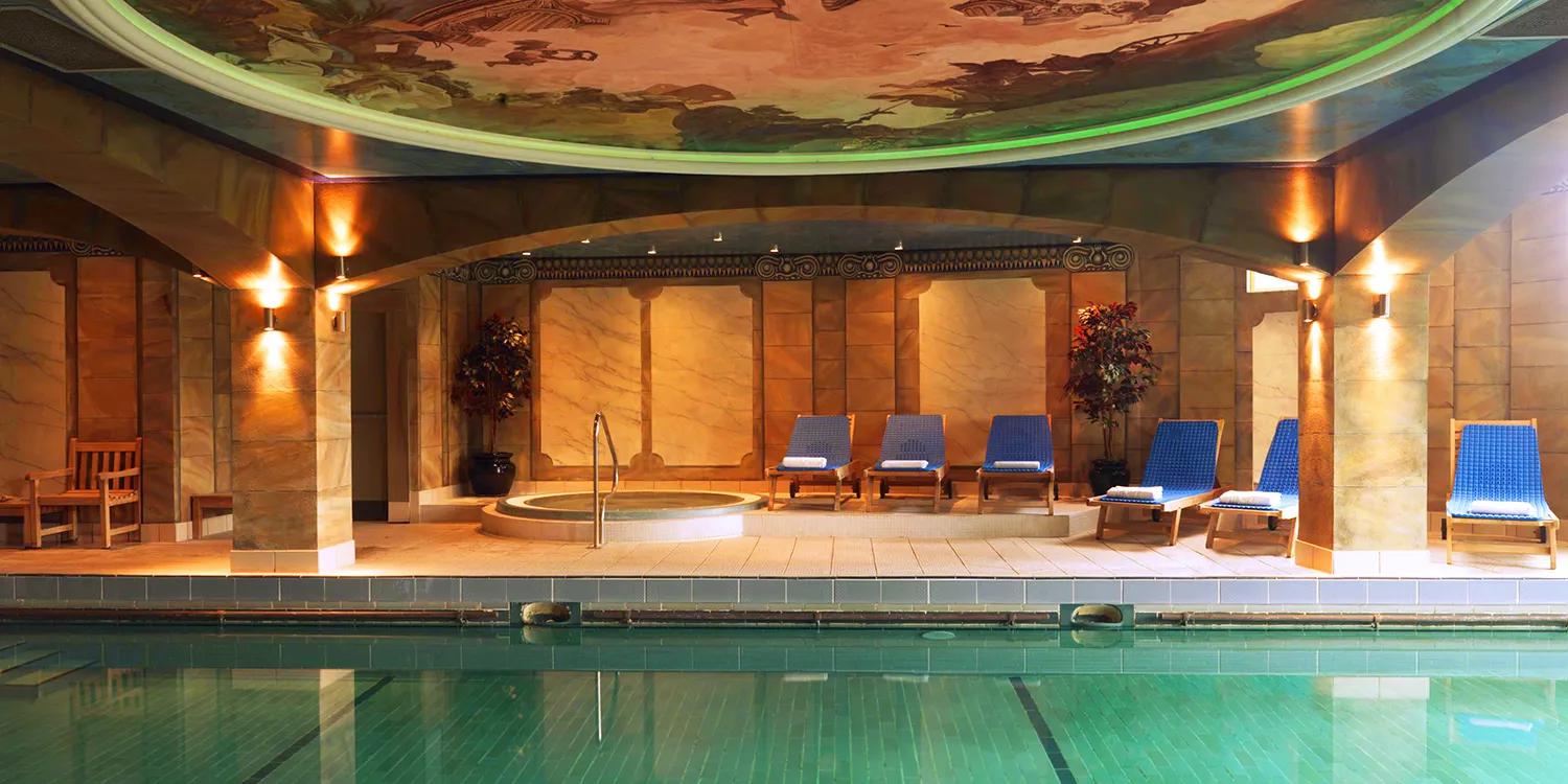 Indoor pool at Crieff Hydro
