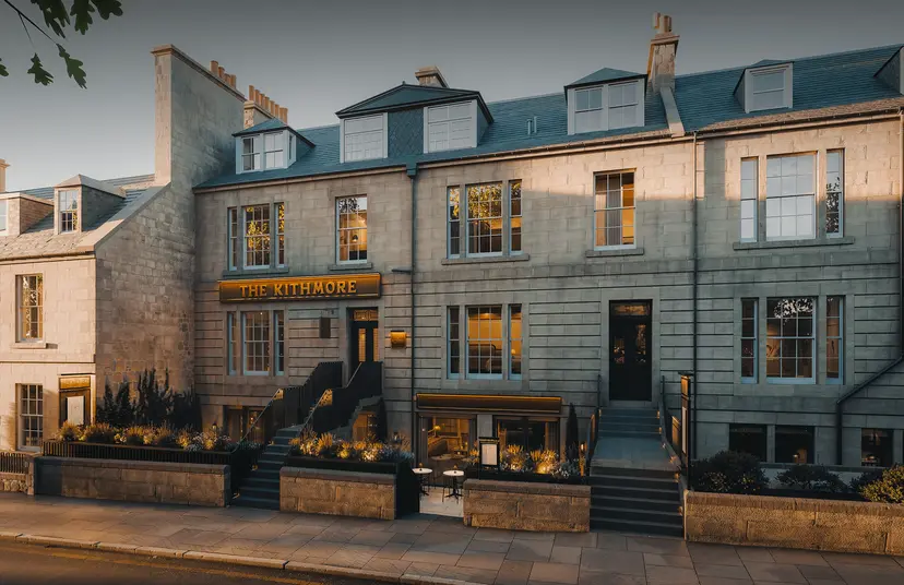 Panoramic view of The Kithmore Hotel building