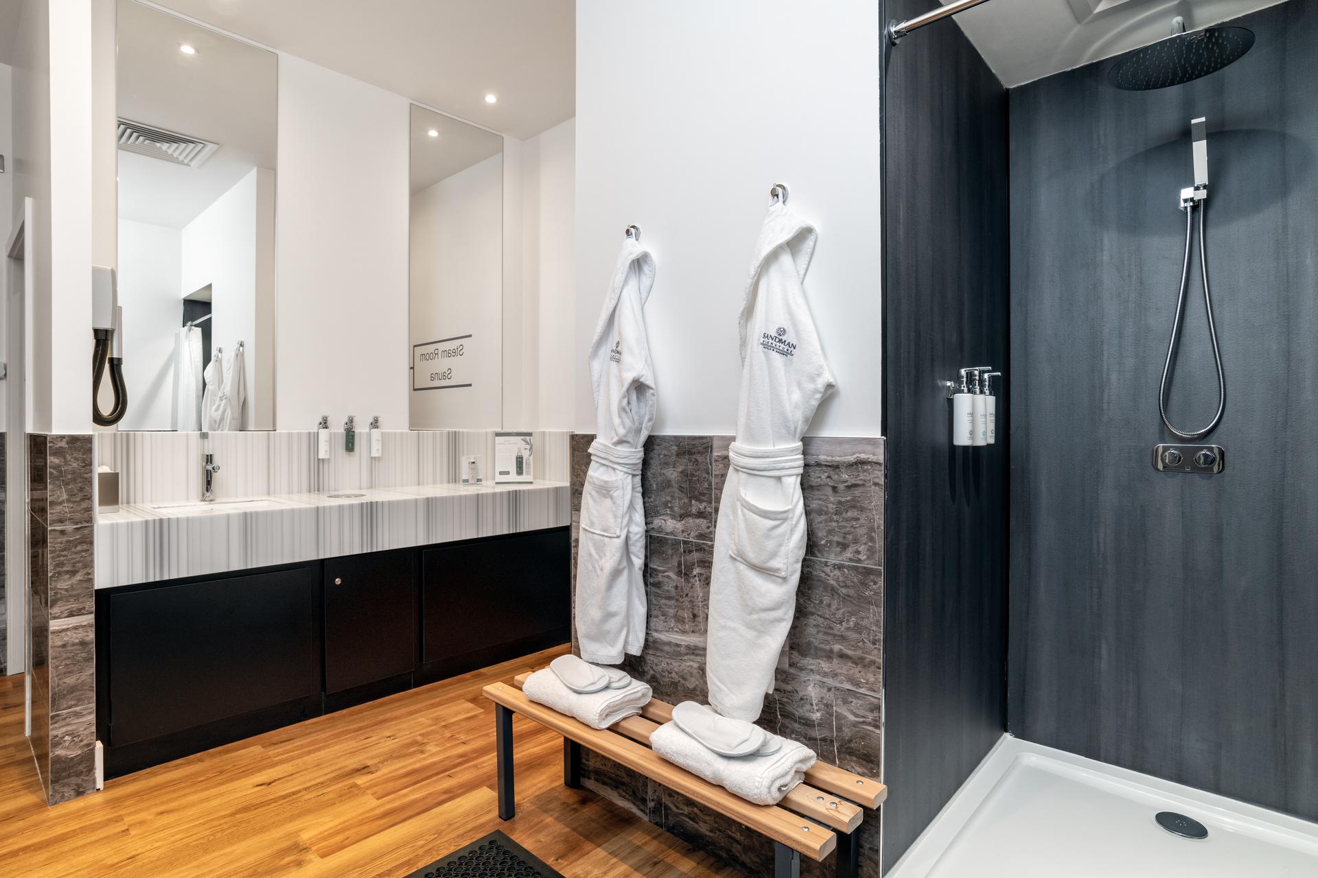 Spa facilities at The Sandman hotel