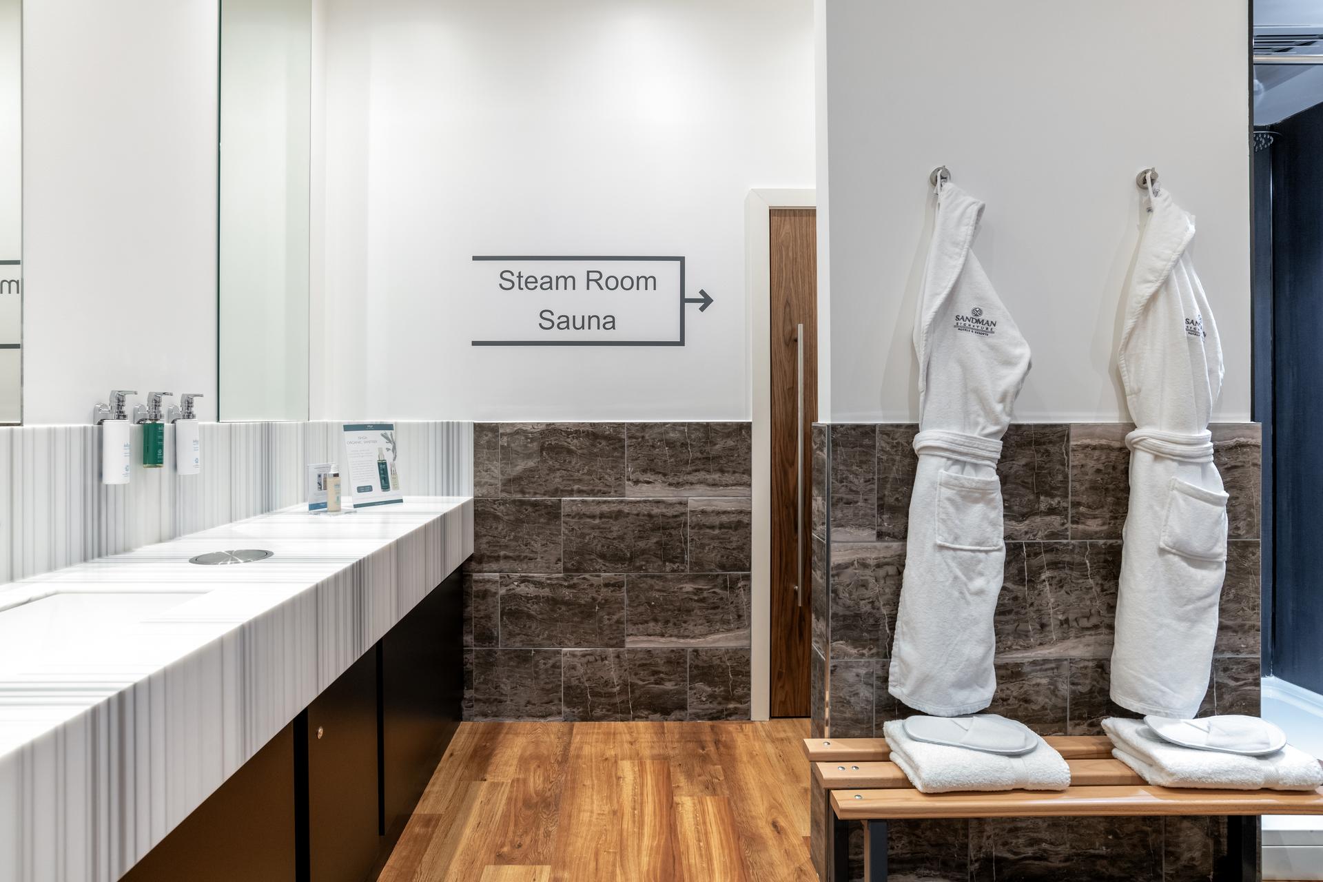 Spa facilities at The Sandman hotel