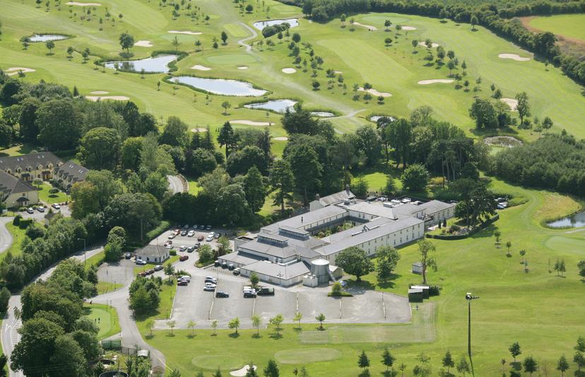 roganstown hotel aerial view