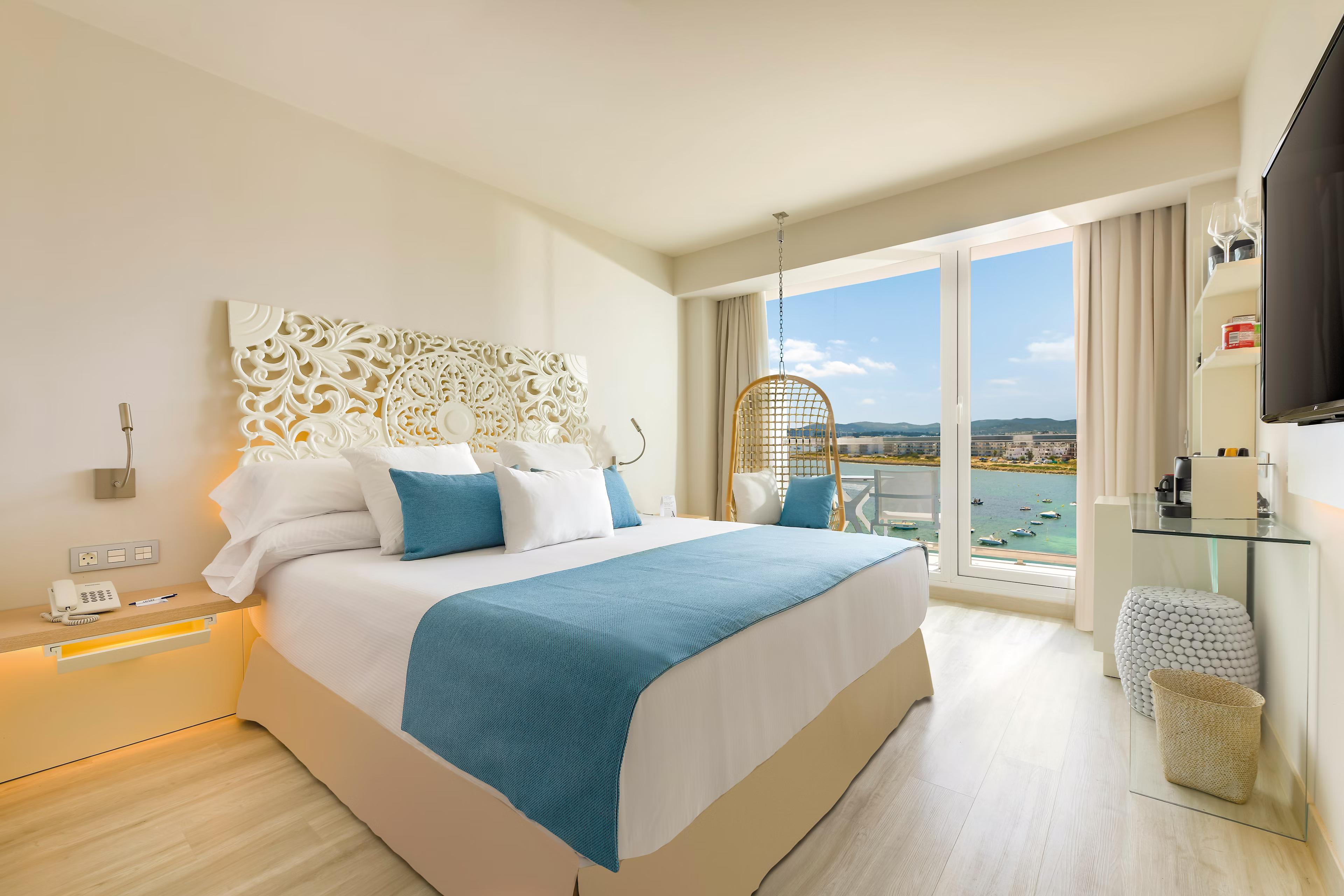 Double bed suite at Amare Beach Hotel Ibiza