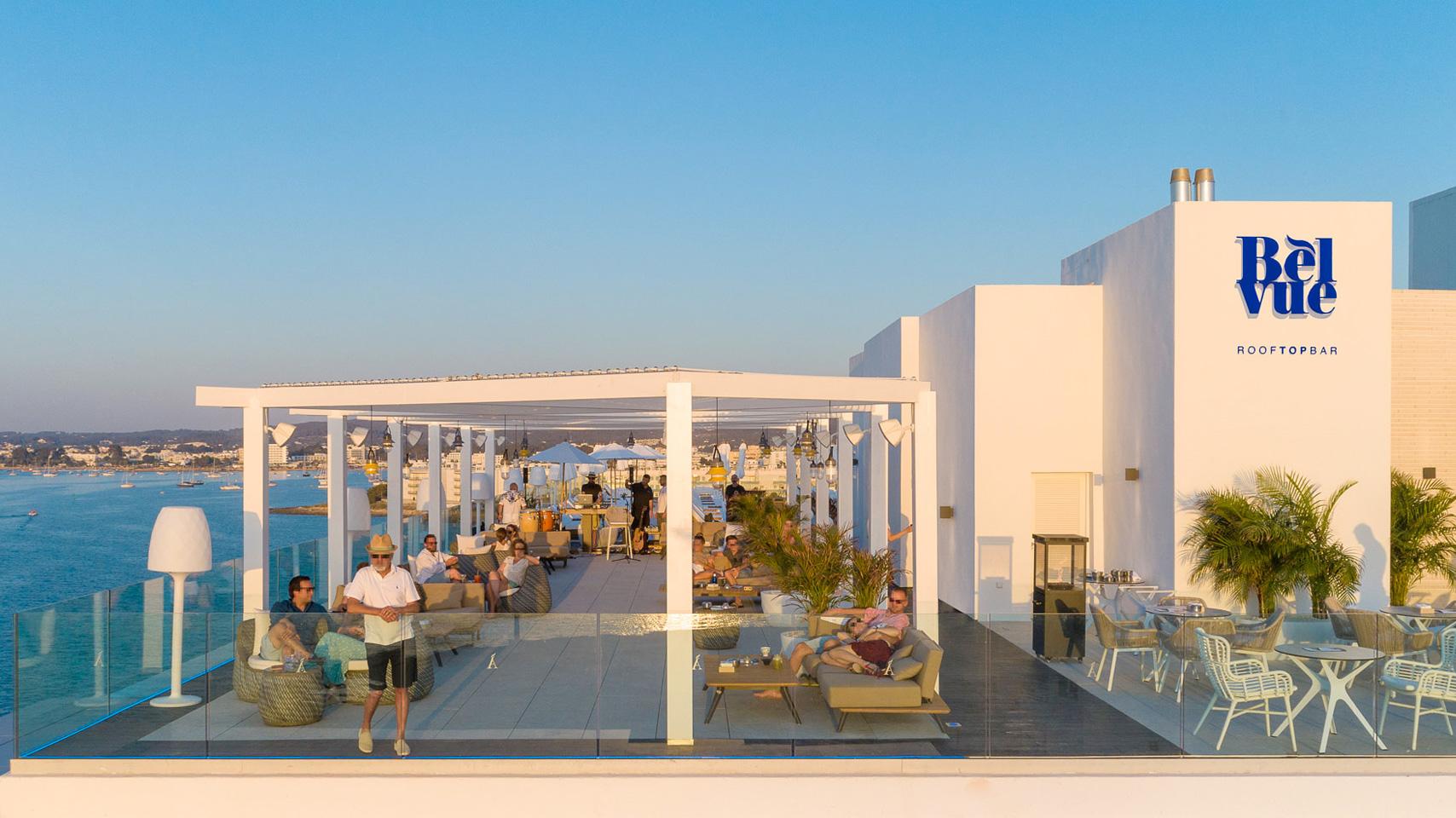 Rooftop bar at Amare Beach Hotel Ibiza