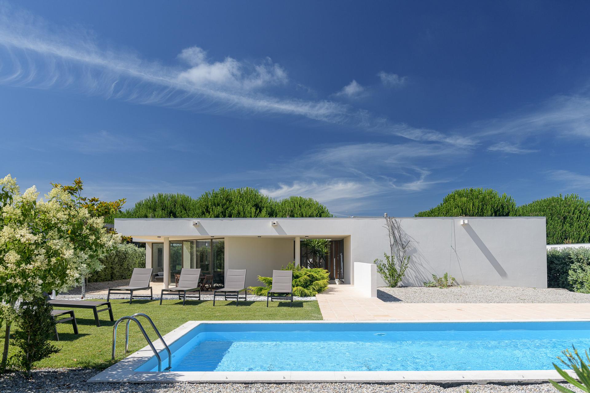 Outdoor pool as part of a villa at Bom Sucesso Resort