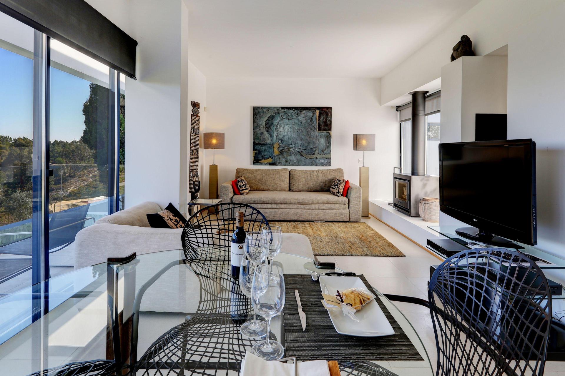 Living room as part of a villa at Bom Sucesso Resort