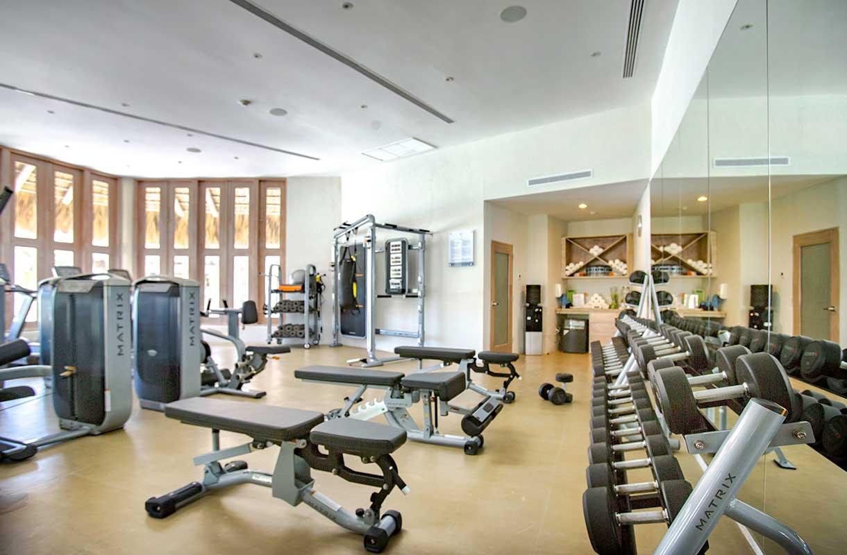 Gym facilities at Eden Roc at Cap Cana