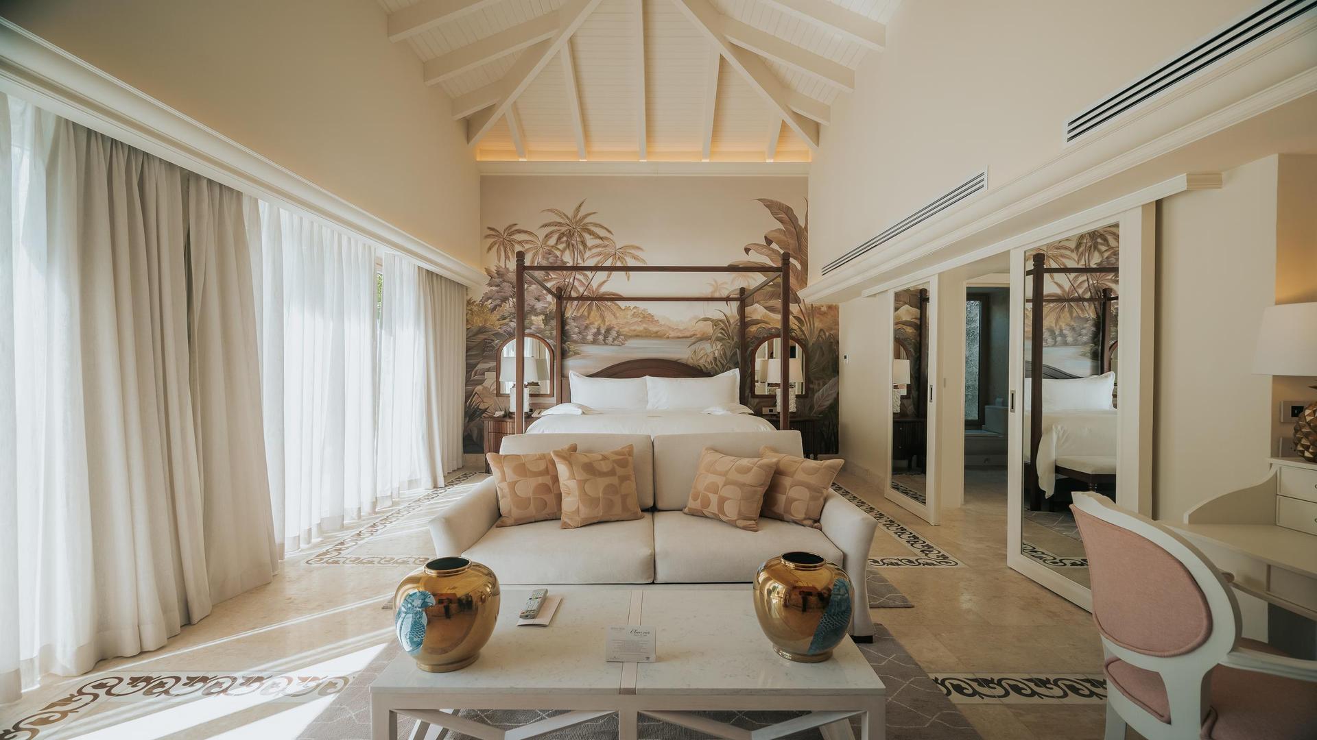 Luxurious double bed suite at Eden Roc at Cap Cana