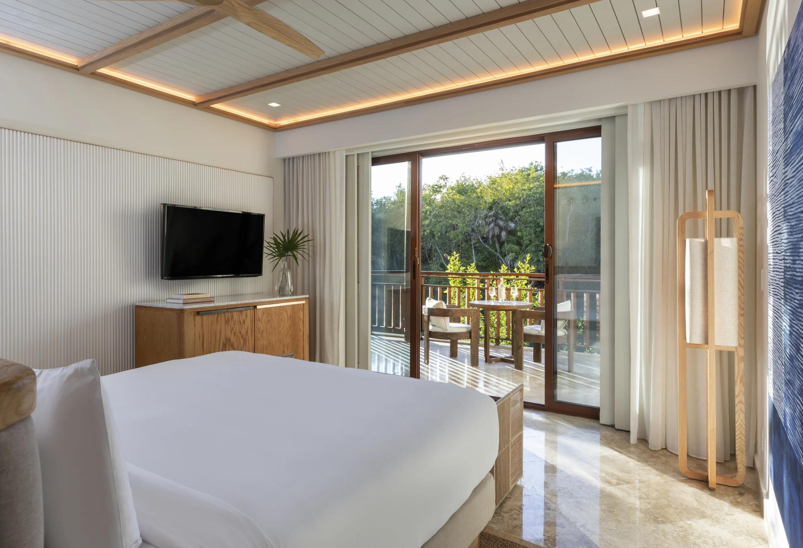 Double bed suite at Fairmont Mayakoba