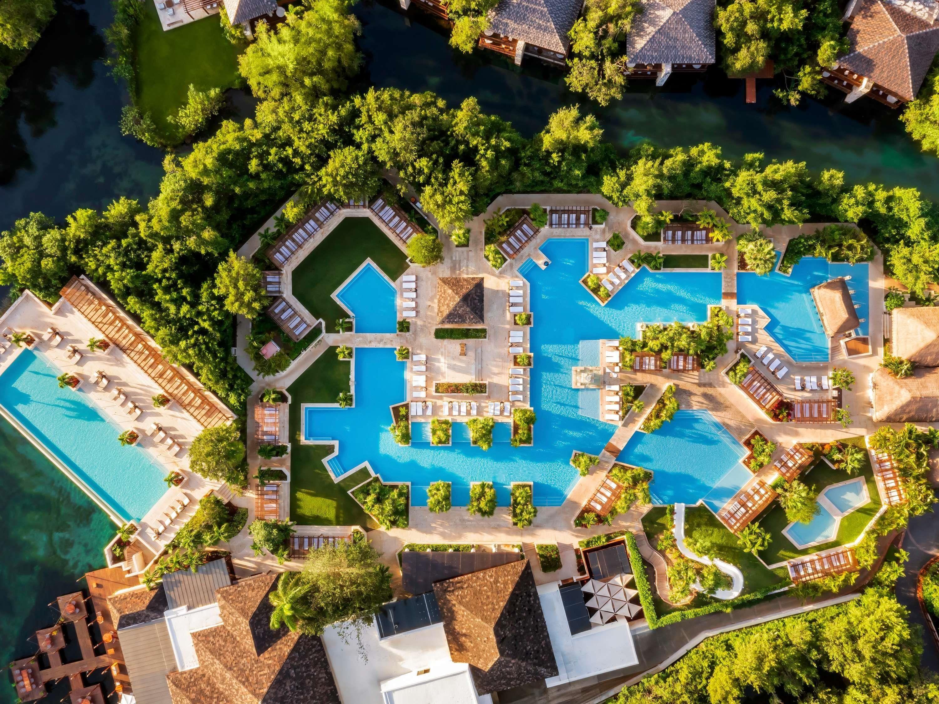 Birdseye view of Fairmont Mayakoba