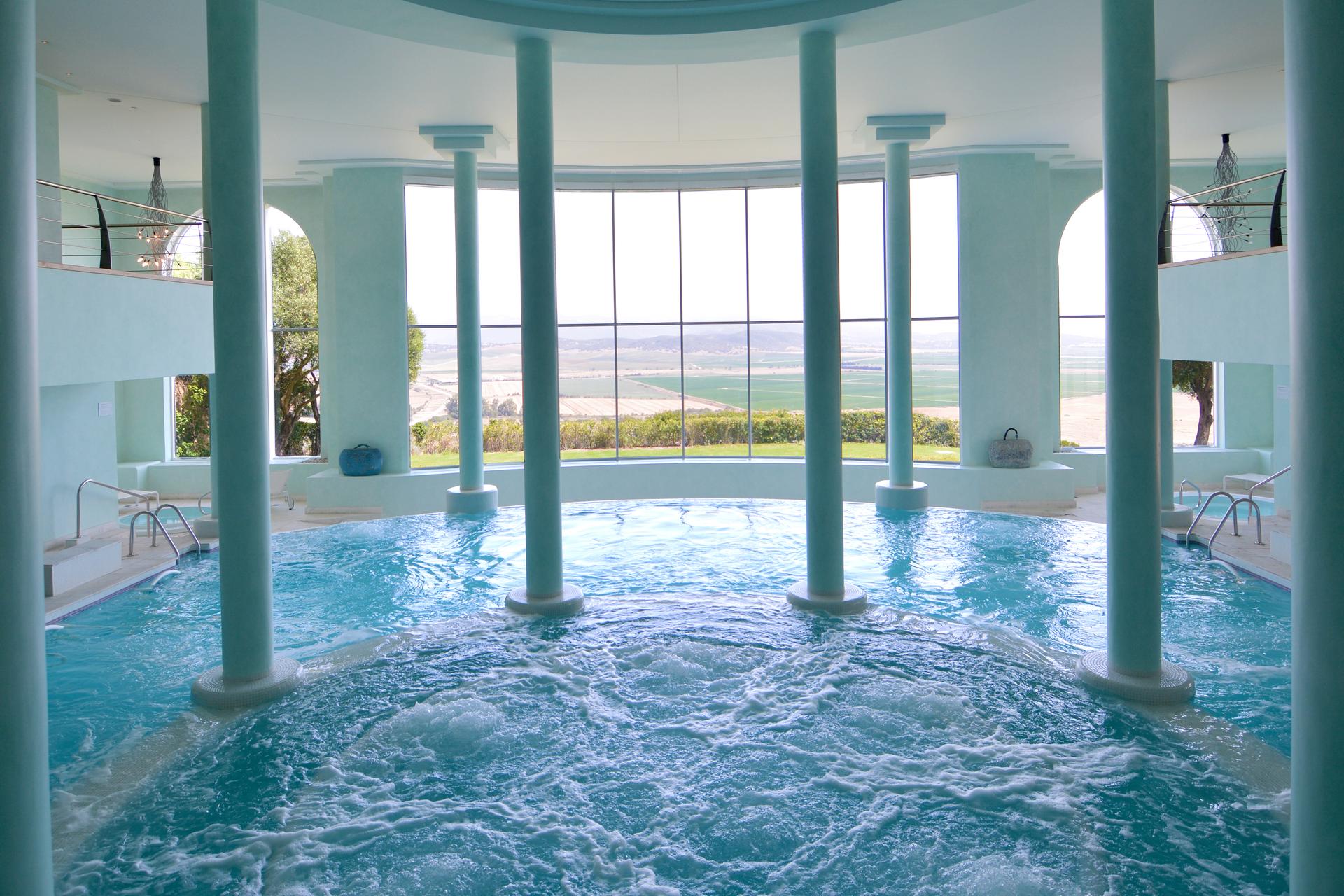 Indoor pool at Fairplay Golf & Spa Resort