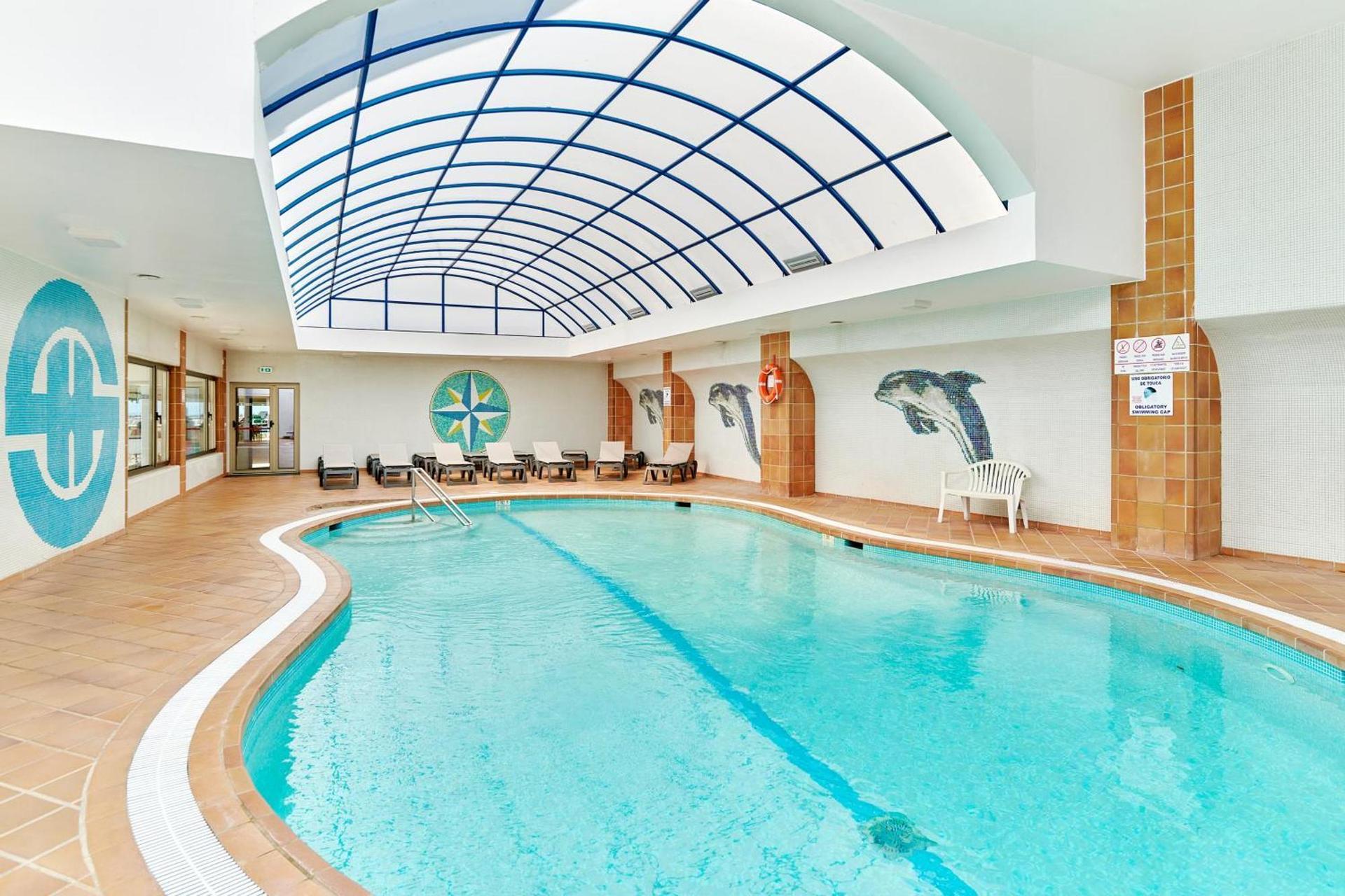 Indoor swimming pool at Hotel Brisa Sol