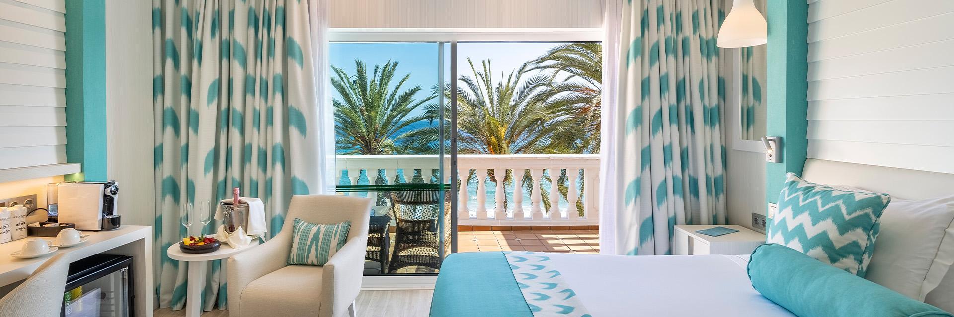 Double bed suite at Hotel Nixe Palace