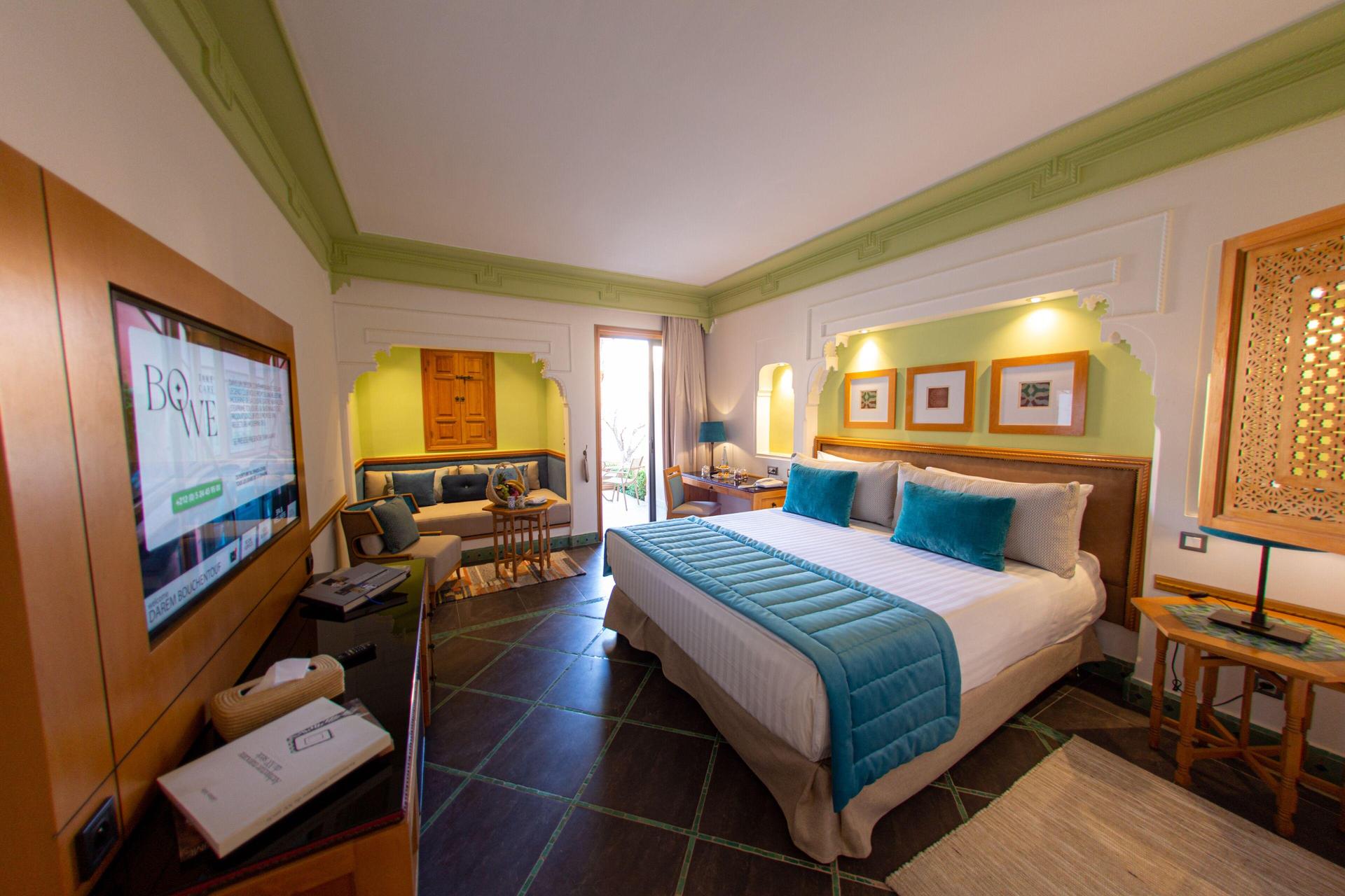Double bed suite at Jaal Riad Resort