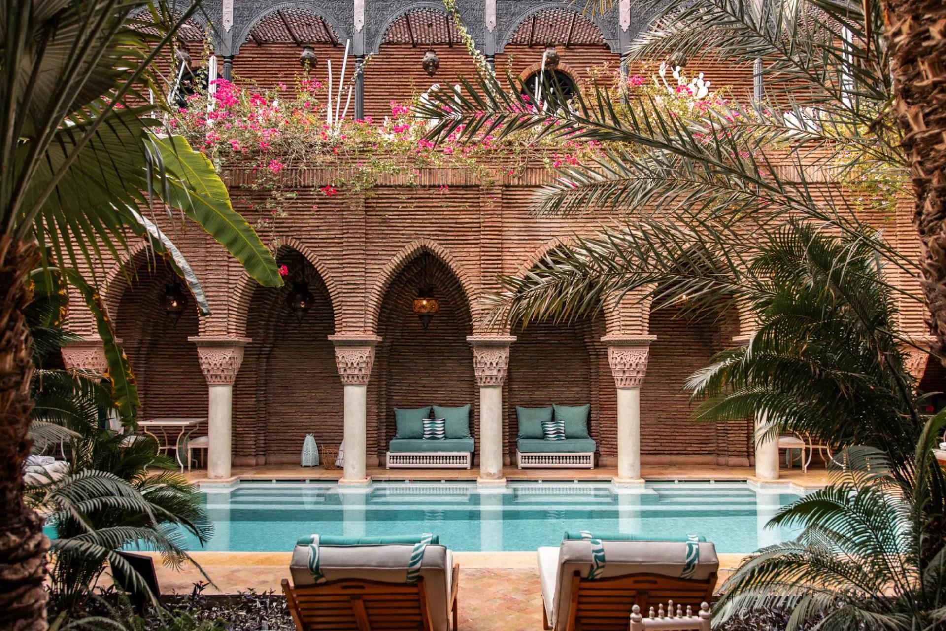 Outdoor swimming pool at La Sultana Marrakech