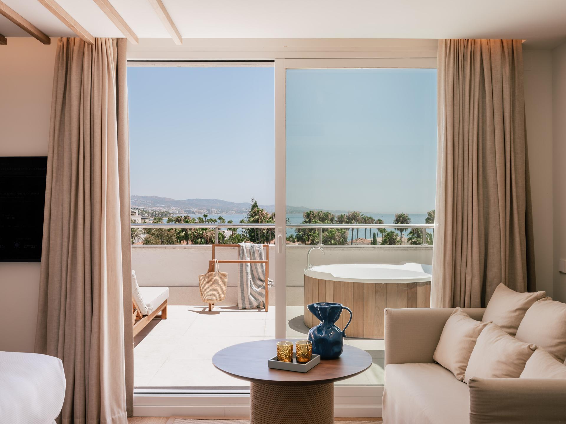 Balcony as part of a suite at ME Marbella