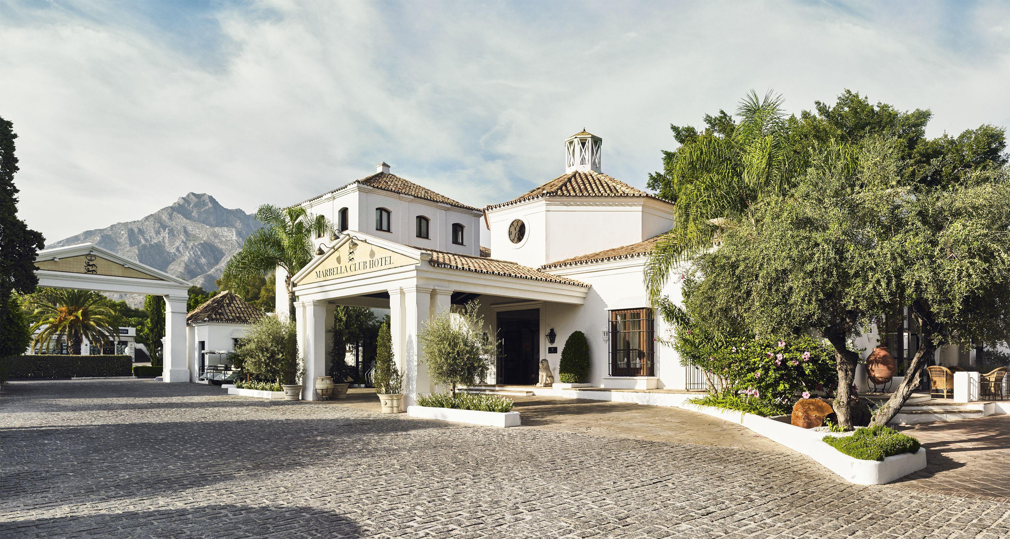 Panoramic view of the Marbella Club Hotel building