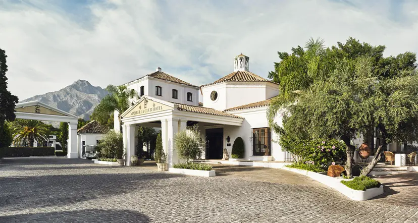 Panoramic view of the Marbella Club Hotel building